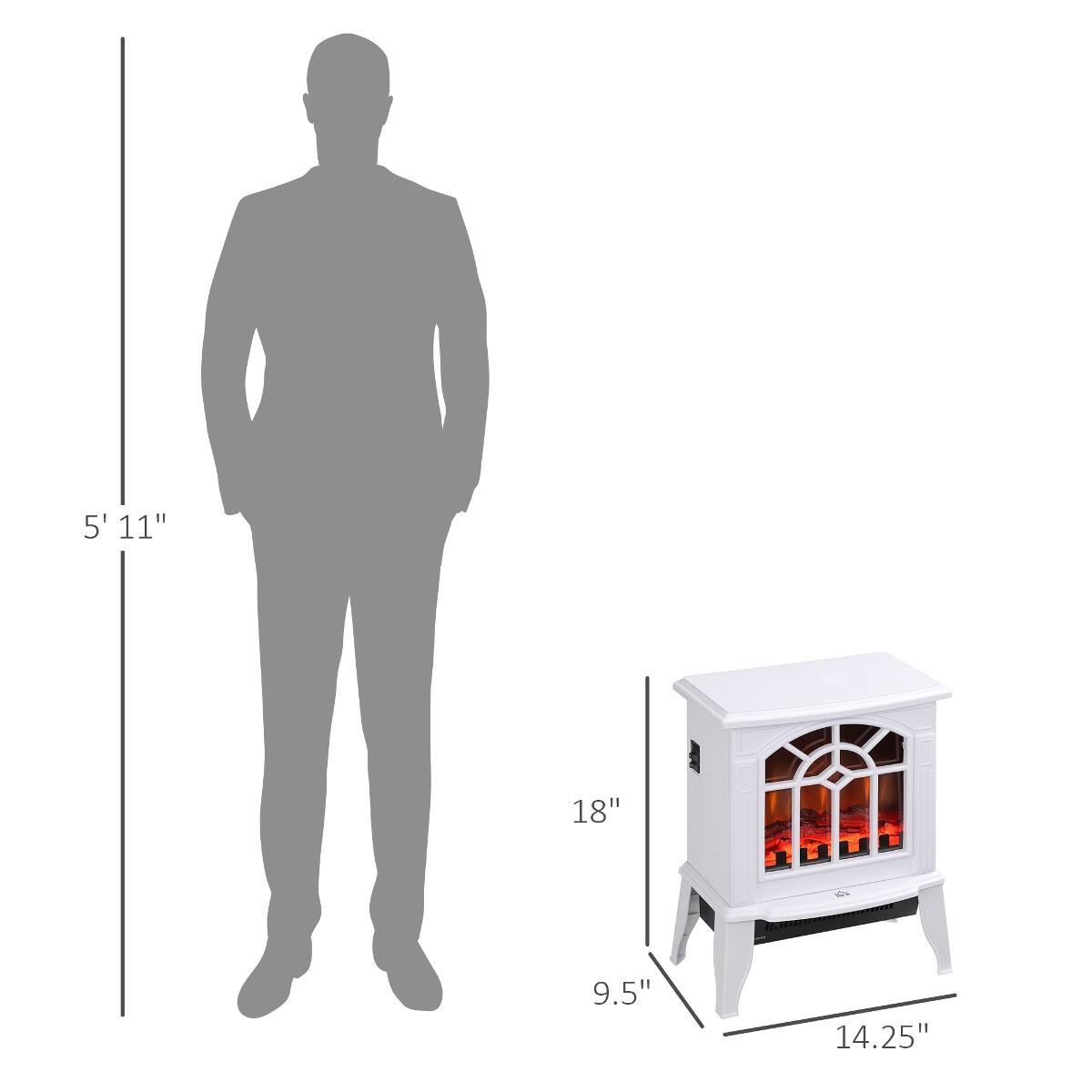 5' 11"
18"
9.5"
14.25"