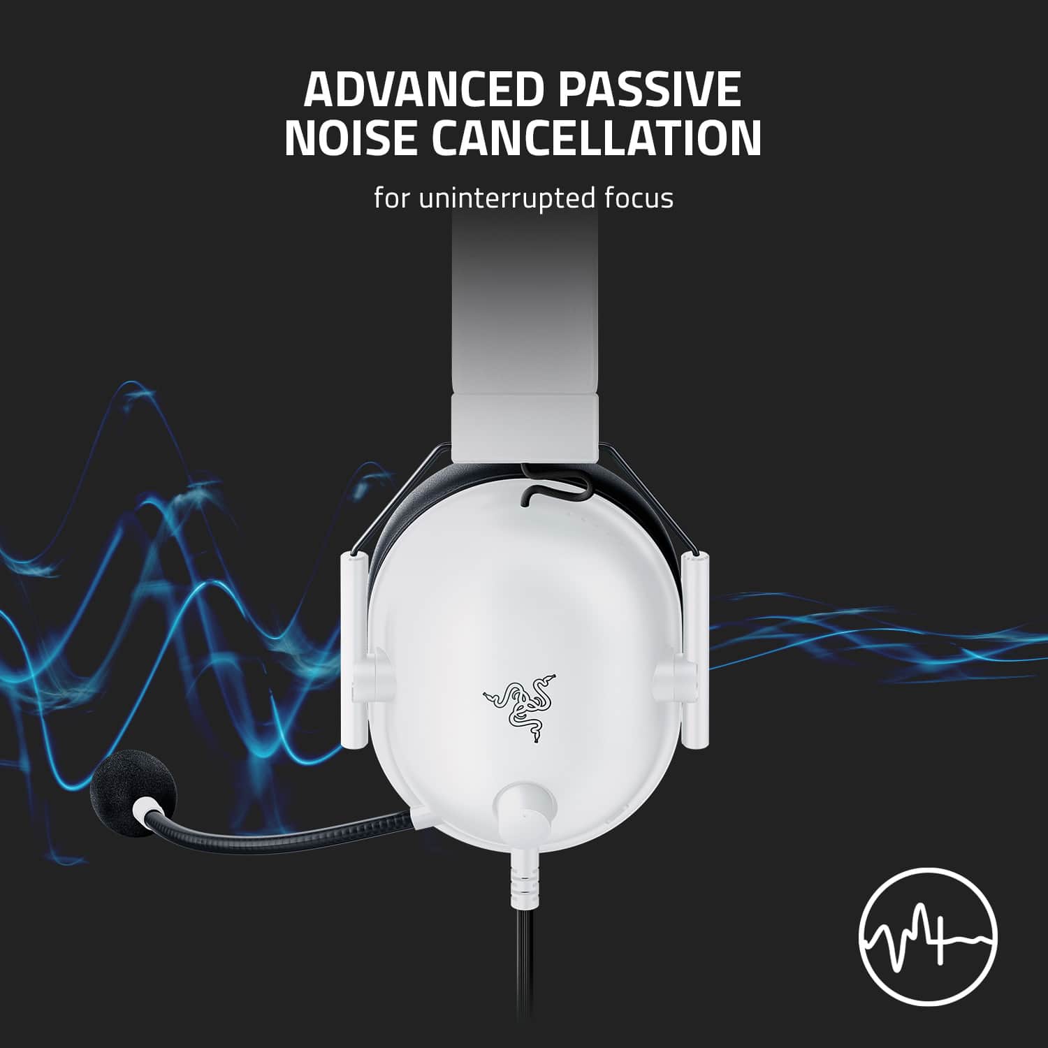 Advanced Passive Noise Cancellation for uninterrupted focus.