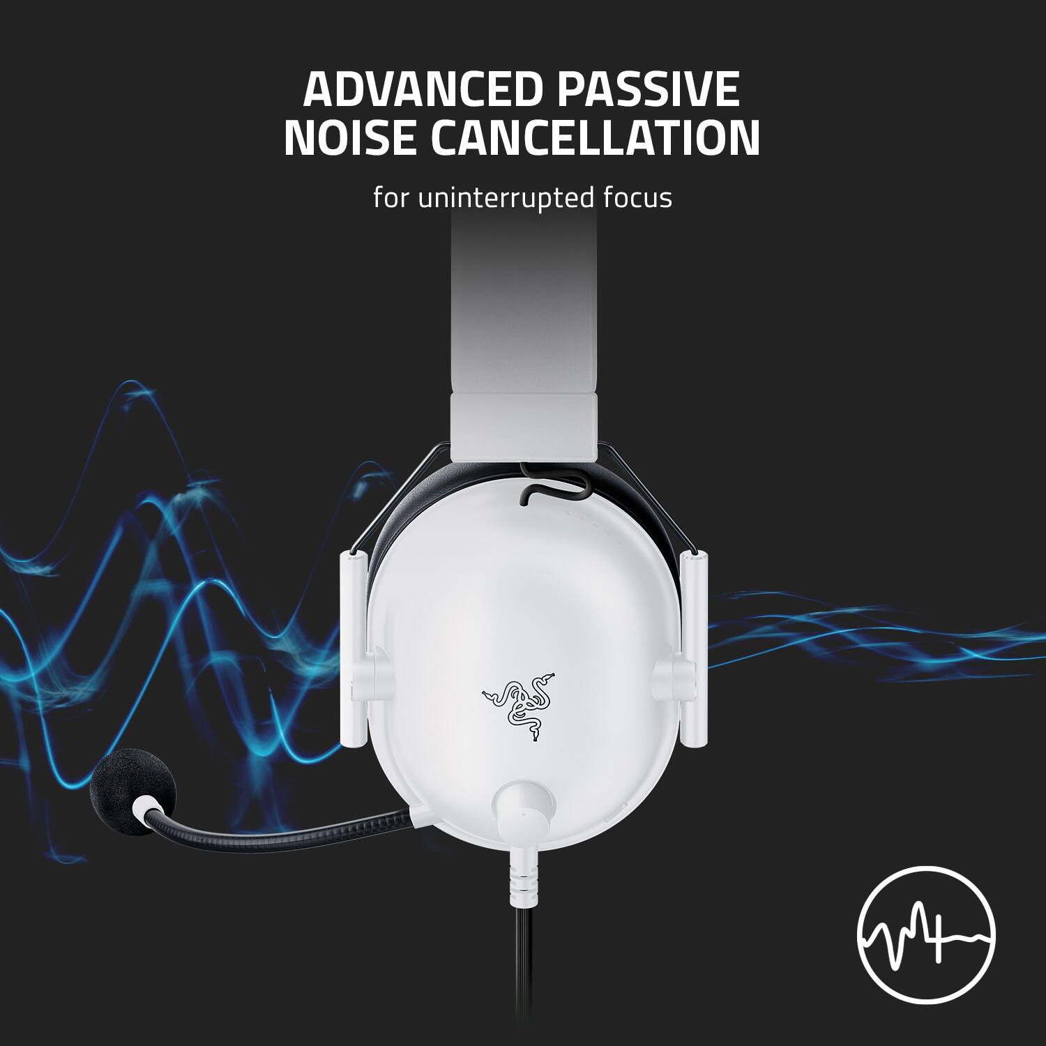 Advanced Passive Noise Cancellation for uninterrupted focus.