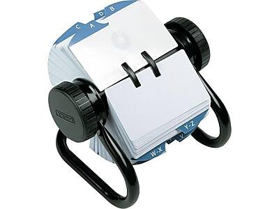 Rolodex - Classic Rotary File, 500-Card Capacity (66704) - Black