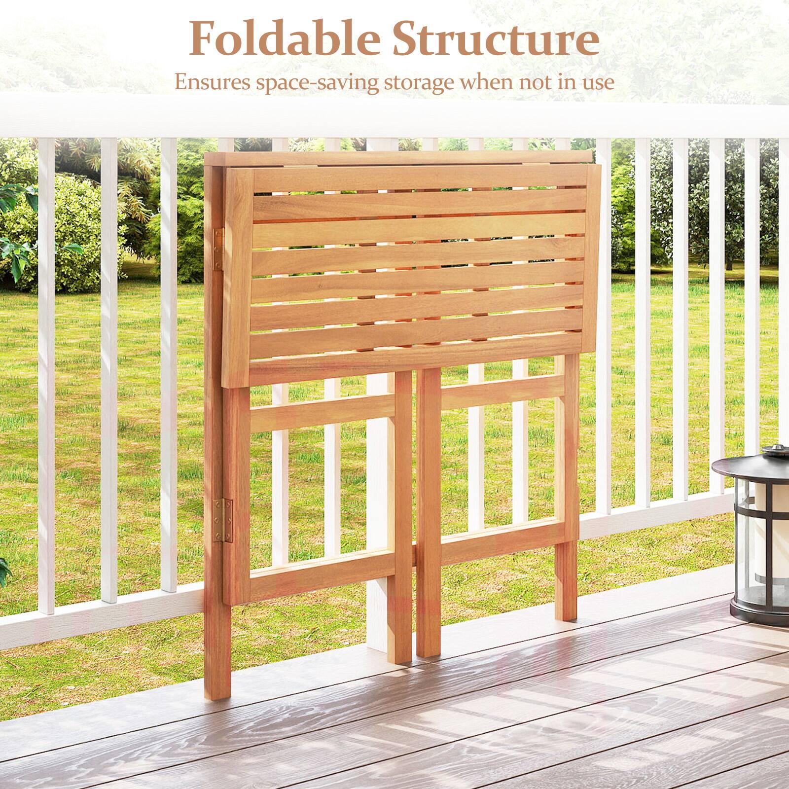 Foldable Structure  
Ensures space-saving storage when not in use