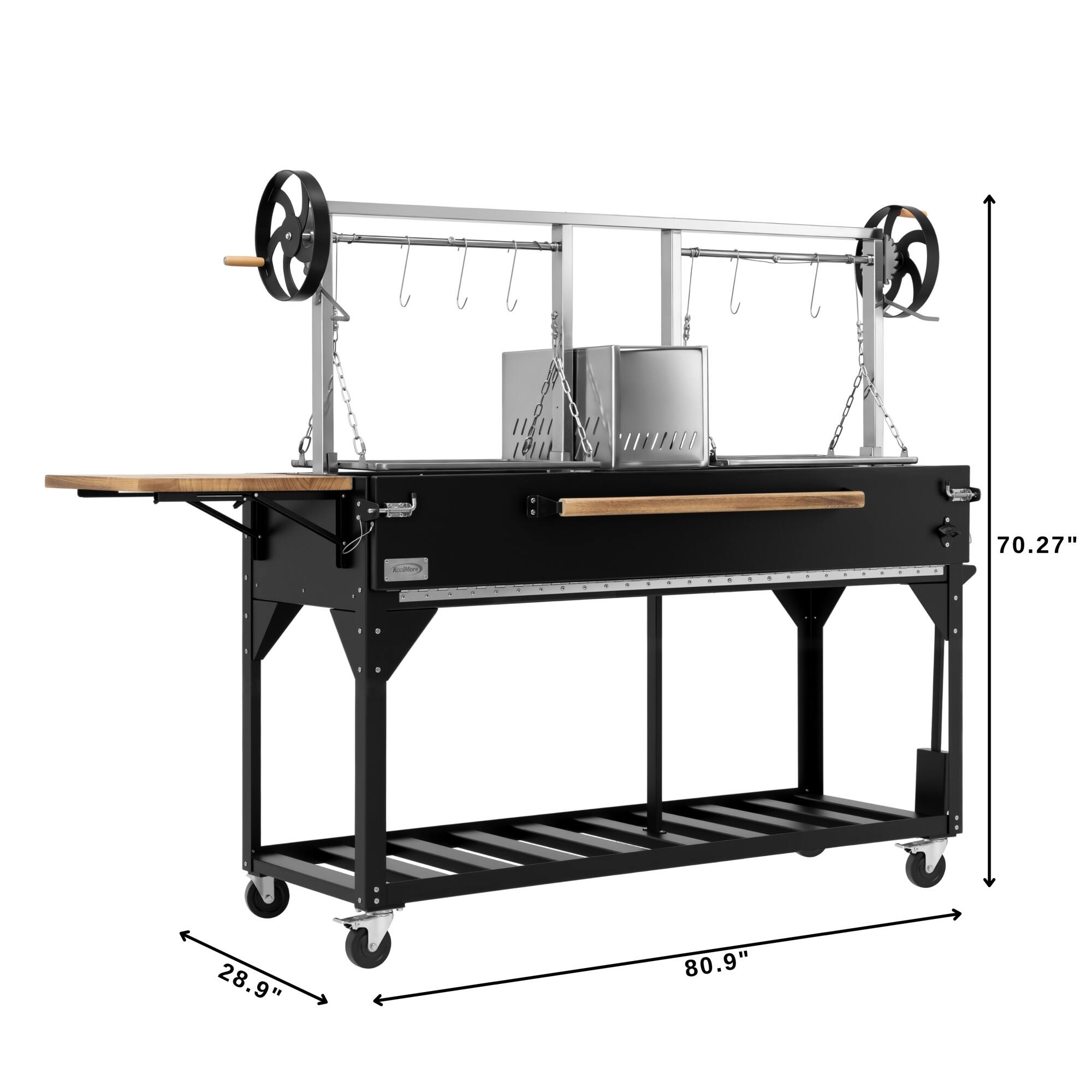 - 70.27"
- 28.9"
- 80.9"