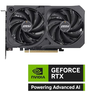 MSI NVIDIA GeForce RTX 5050 8G SHADOW 2X OC 8GB GDDR6 PCI Express MSI NVIDIA GeForce RTX 5050 8G SHADOW 2X OC 8GB GDDR6 PCI Express