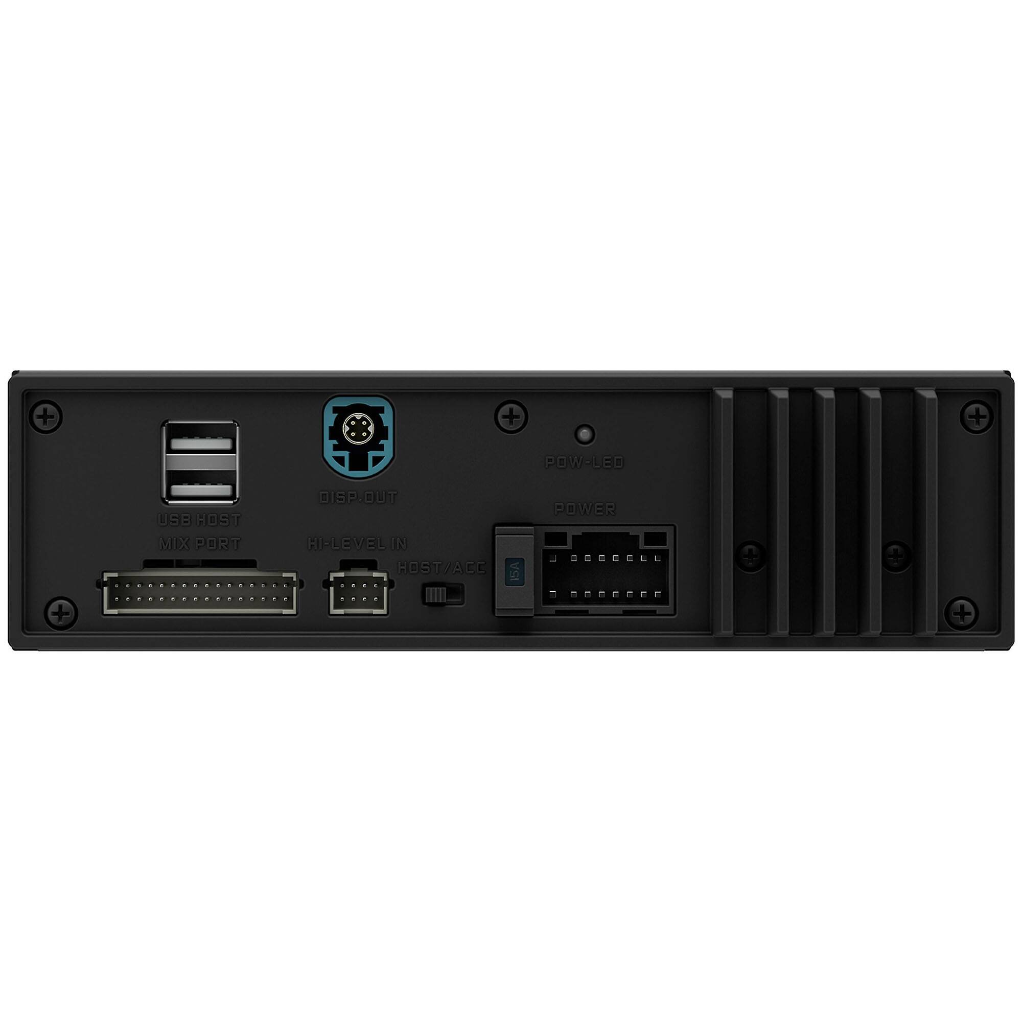 + + + POW-LED USB HOST MIX PORT OISP.OUT HP-LEVEL IN HOST/ACE A POWER J SOCCCEL