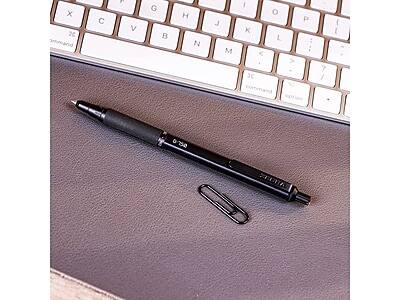 Alt View 4. Zebra -  G-750 Retractable Gel Pens, Medium Point, Black/2/Pack  - Blue Ink.