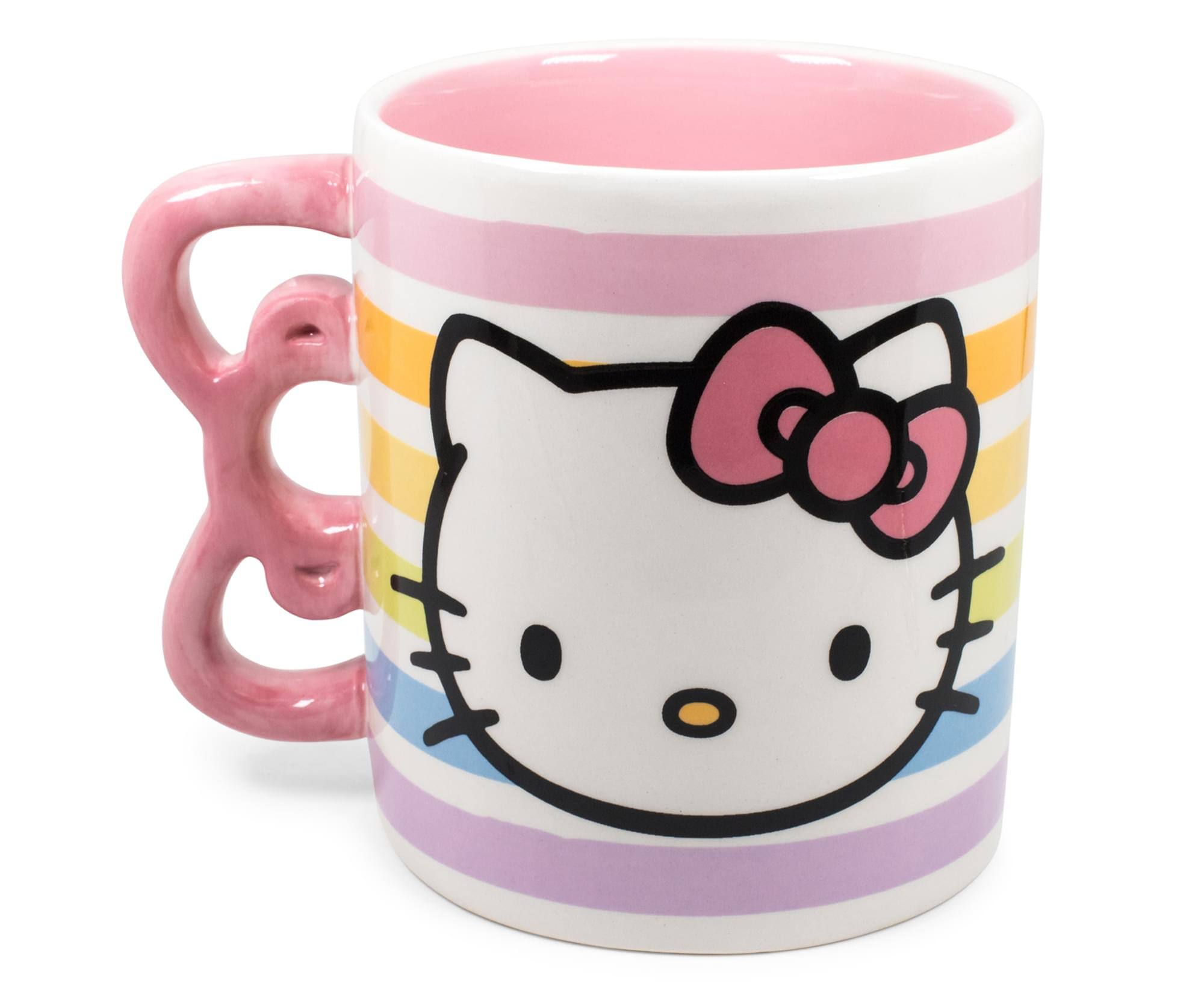Silver Buffalo - Hello Kitty Bow Handle Ceramic Mug | Holds 20 Ounces - Pink price history on PriceWatchPro