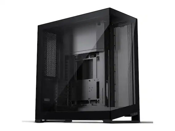 Front. Phanteks - Phanteks NV9 MKII Full-Tower Chassis, Rear-Connect MB, D/A-RGB, Tempered Glass, 11x 140mm Fans, Black - Black.