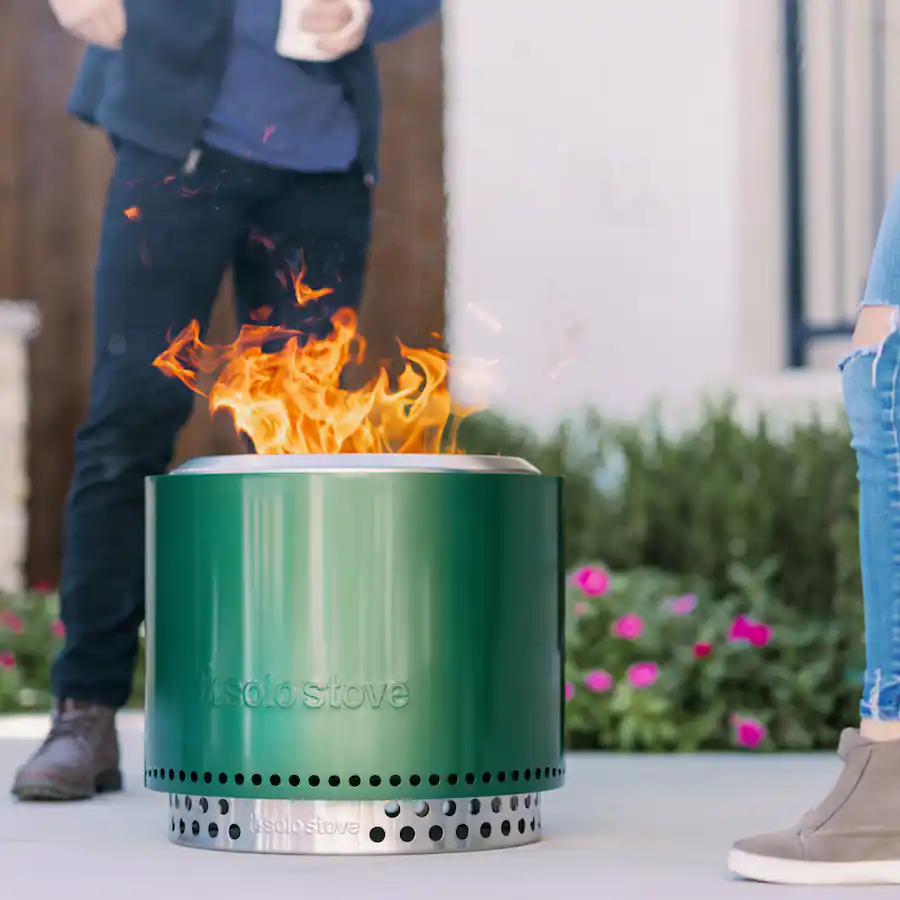 Solo Stove wood burning Bonfire with Stand Metallic Cascade