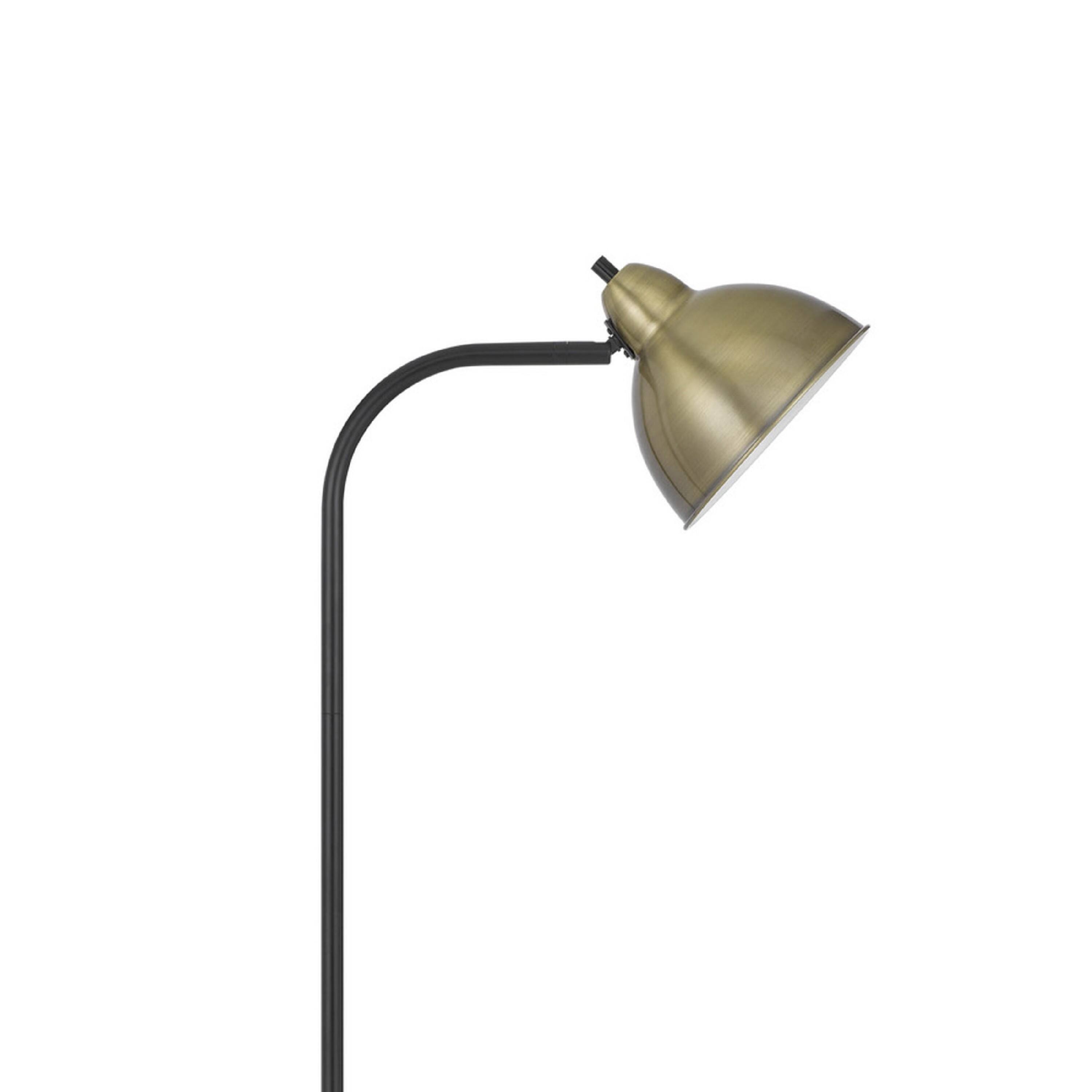 Alt View 1. Manhattan Lane - Floor Lamp, Vintage Style Dome Shade.