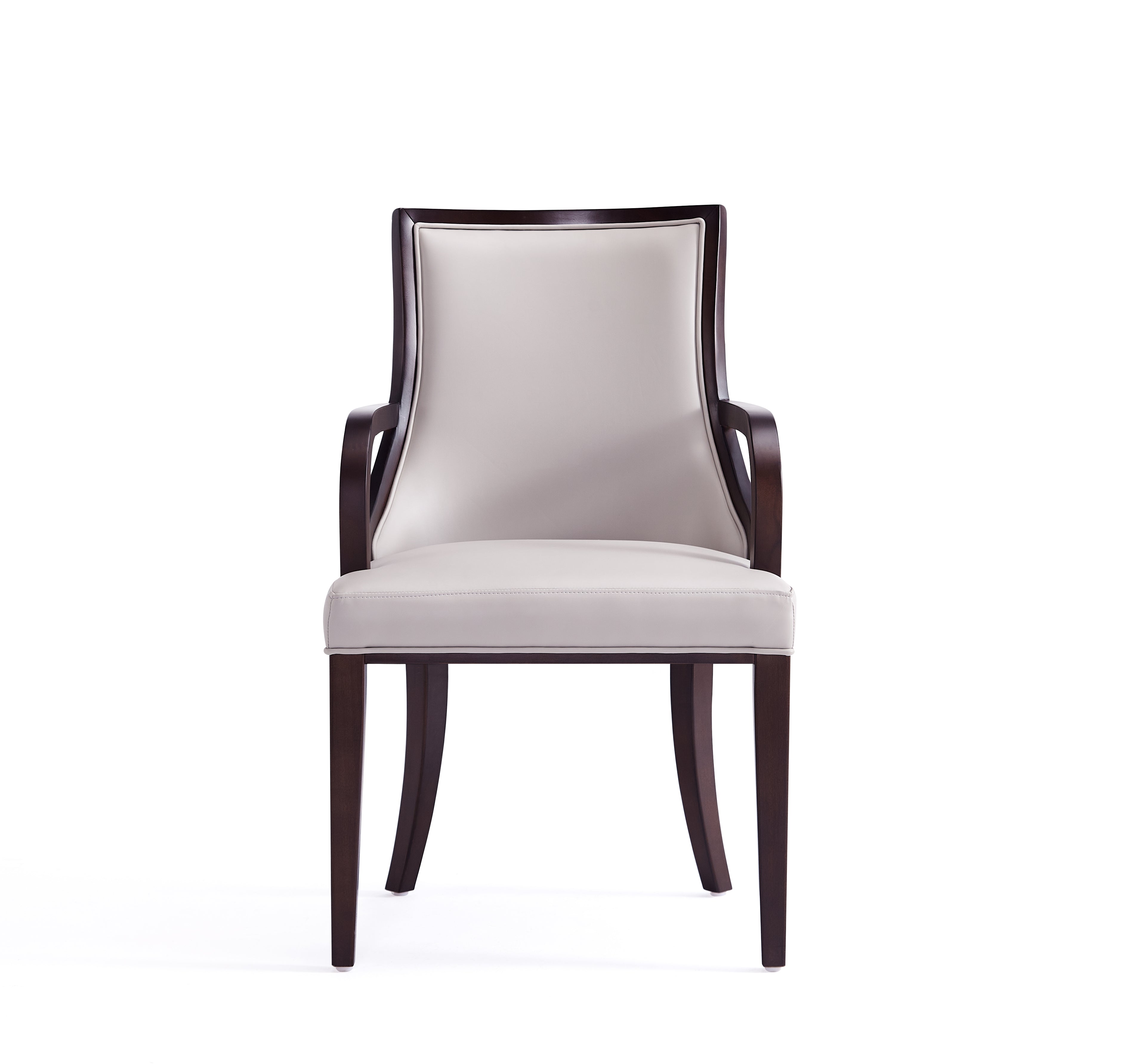 Alt View 1. Manhattan Comfort - Grand Traditional 6-Piece Dining Chair Set - Light Gray.
