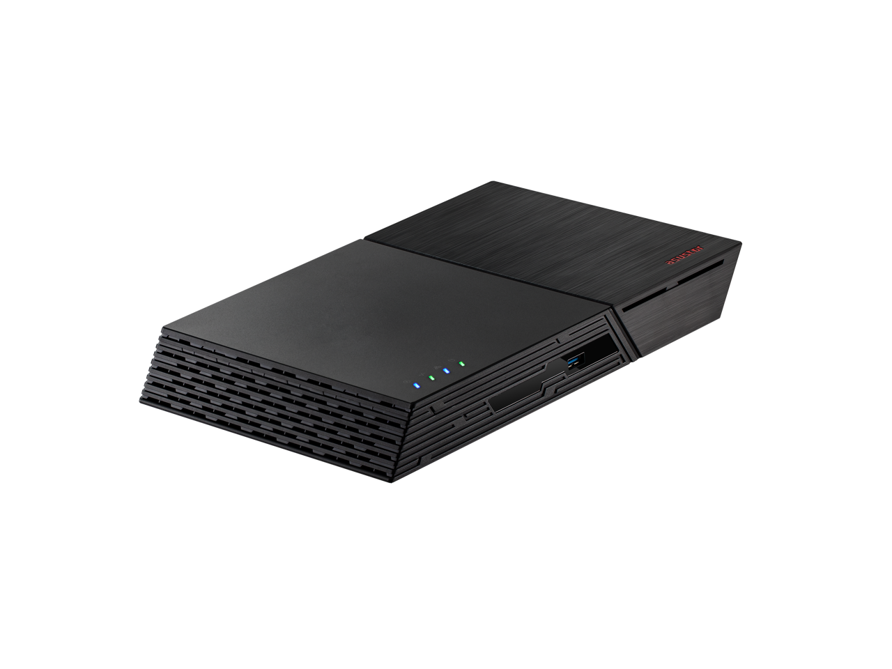 Alt View 2. Asustor - Asustor FS6812X Flashstor 12 Pro Gen 2 12 Bay NAS,Quad-Core 2.3GHz CPU, 16GB ECC RAM DDR5,12xM.2 SSD Slots (Diskless).