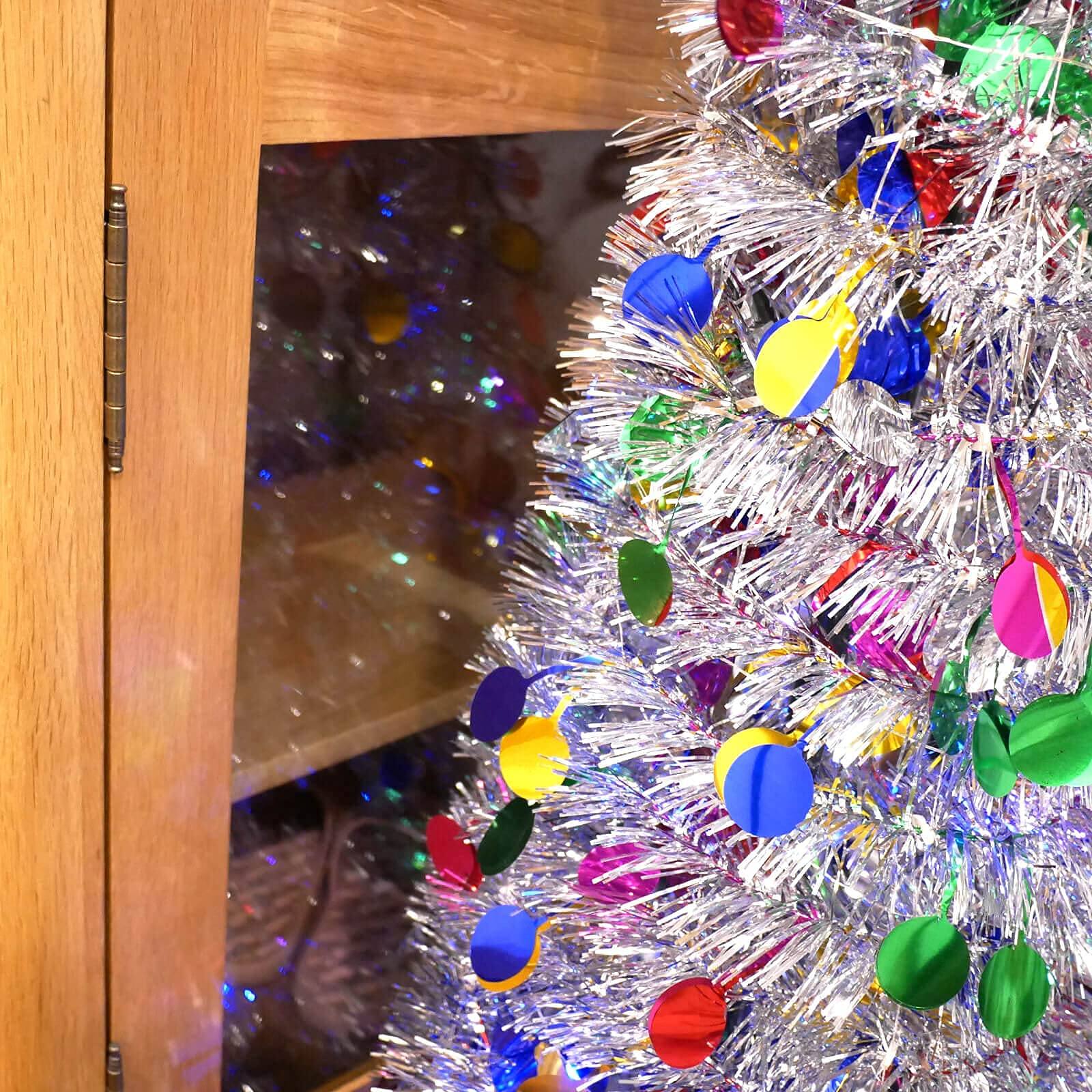 Alt View 7. Skar Audio - Artificial Christmas Pop Up Tree Tinsel Pencil With 100 Multi - Yellow.