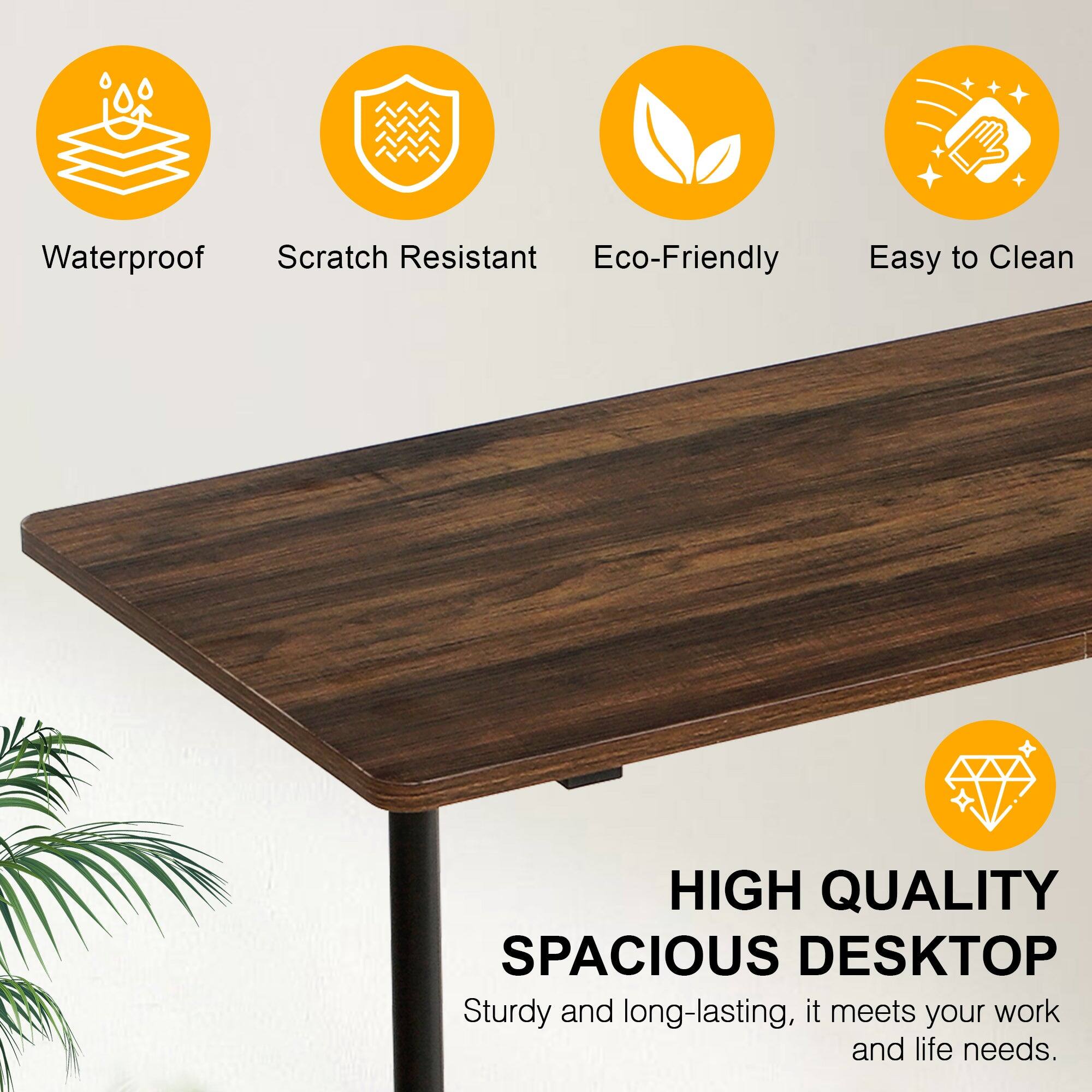 Waterproof Scratch Resistant Eco-Friendly Easy to Clean

HIGH QUALITY SPACIOUS DESKTOP

Sturdy and long-lasting, it meets your work and life needs.