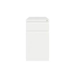 Hirsh - 20" Deep Mobile File Cabinet 2 Drawer with XL Backpack Drawer - White