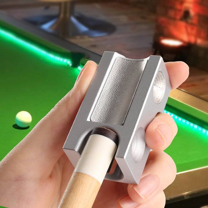 Alt View 3. GSE Games & Sports Expert - 8-in-1 Pool Cue Tip Tool, Billiard Cue Tip Repair Tool Kit for Replacement and Shaping Cue Tips - Silver - Silver.