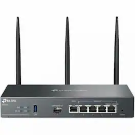 TP-Link - Omada ER706W Wi-Fi 6 IEEE 802.11 a/b/g/n/ac/ax Ethernet Wireless Router - Dual Band - 2.40 GHz ISM Band - 5 GHz UNII - Unknown