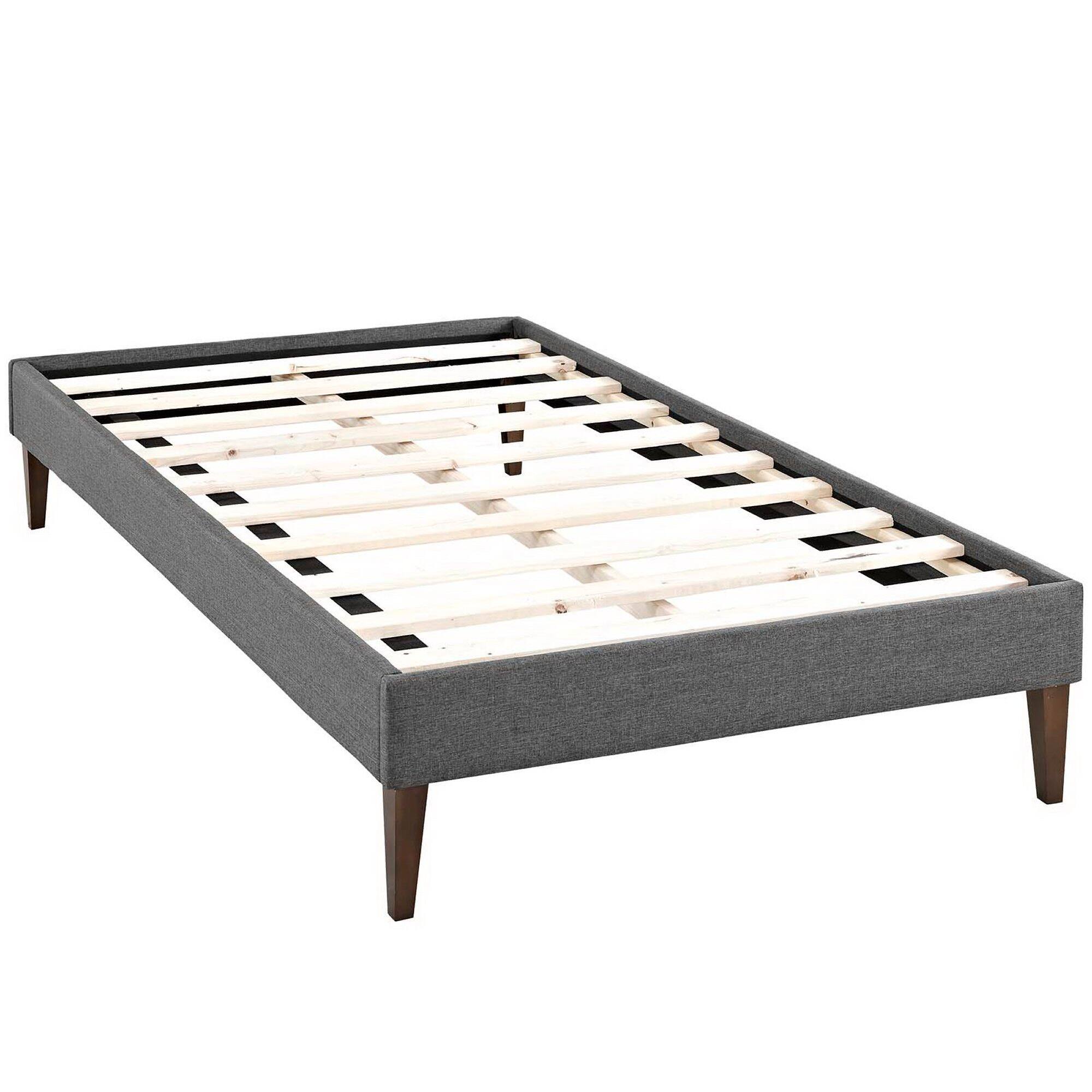 Left. Modway - Alina Platform Full Bed Frame - White.
