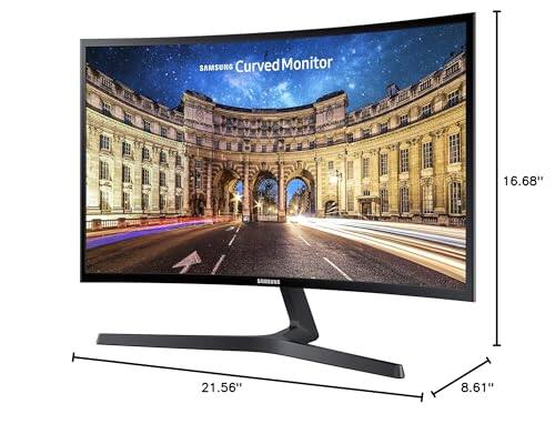 SAMSUNG Curved Monitor  
16.68"  
21.56"  
8.61"