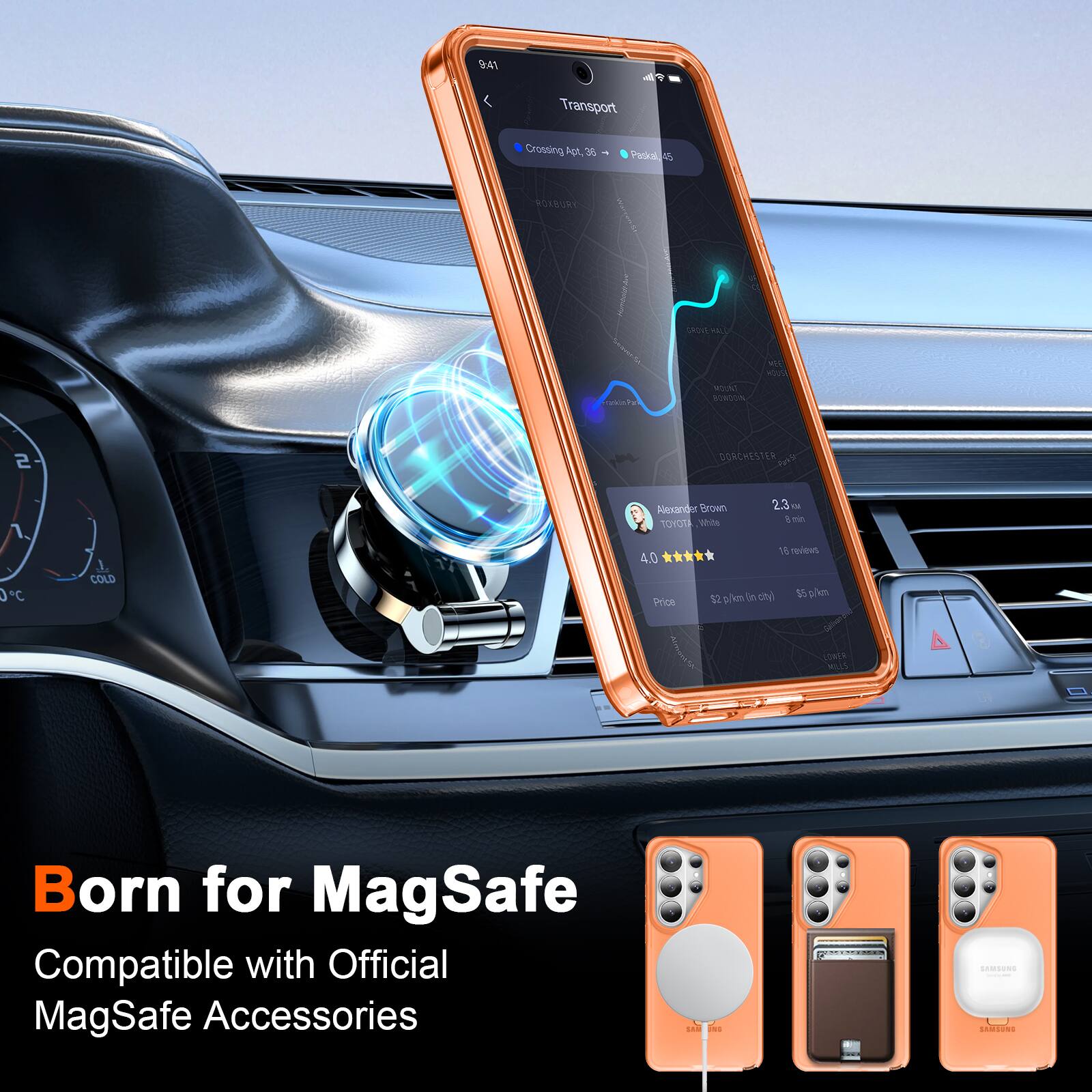 3:41 A Transport Crossing at, 36 3 Panicals 48 ROTRUNE | Le .EL. ATO MOUN7 BOROON wA Wile S DORCHESTER Alexander Drown TOYOTA W 2.3 -m 0 C J COLD 1 revitut 4.0 plim e ch) 5 2im Poce Ana IOAEN MLLS Born for MagSafe Compatible with Official MagSafe Accessories