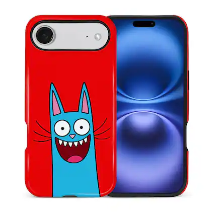 Front. BUBM - Smartphone Case for iPhone - 2-Layer Durable Smartphone Protection Case - Laughing Cat - Laughing Cat for iPhone Air.