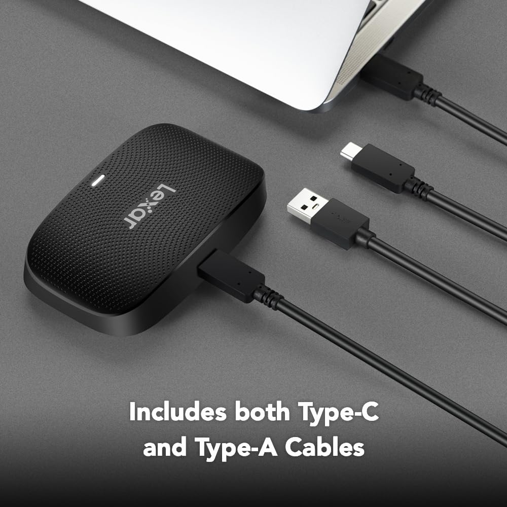 Lexar Includes both Type-C and Type-A Cables