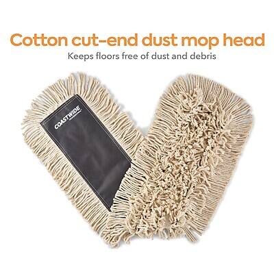 Cotton cut-end dust mop head  
Keeps floors free of dust and debris  
COASTWIDE