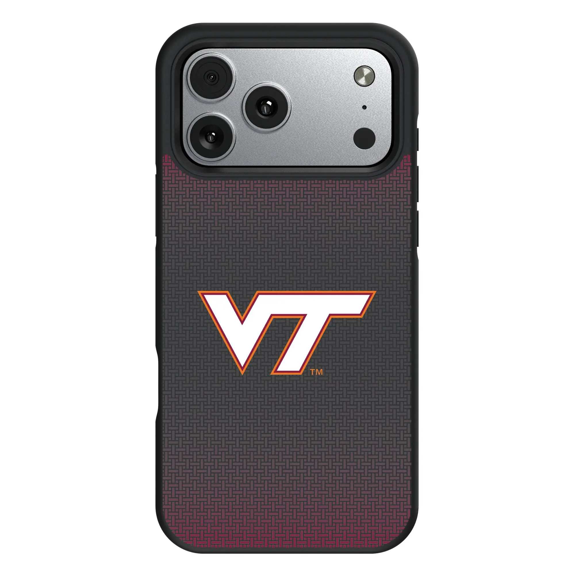 Keyscaper - NCAA - Virginia Tech Hokies Bump Case with 8.2ft Drop Protection - 14 Pro Max - Black