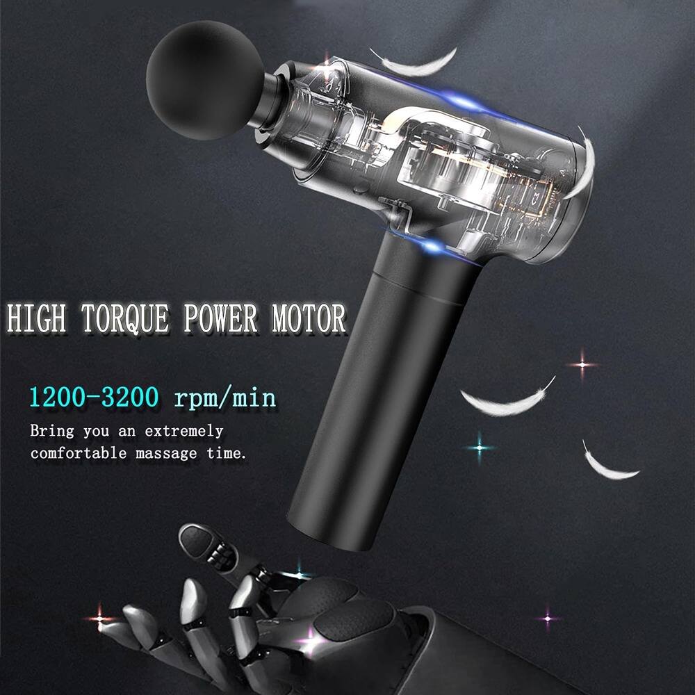 HIGH TORQUE POWER MOTOR  
1200–3200 rpm/min  
Bring you an extremely comfortable massage time.