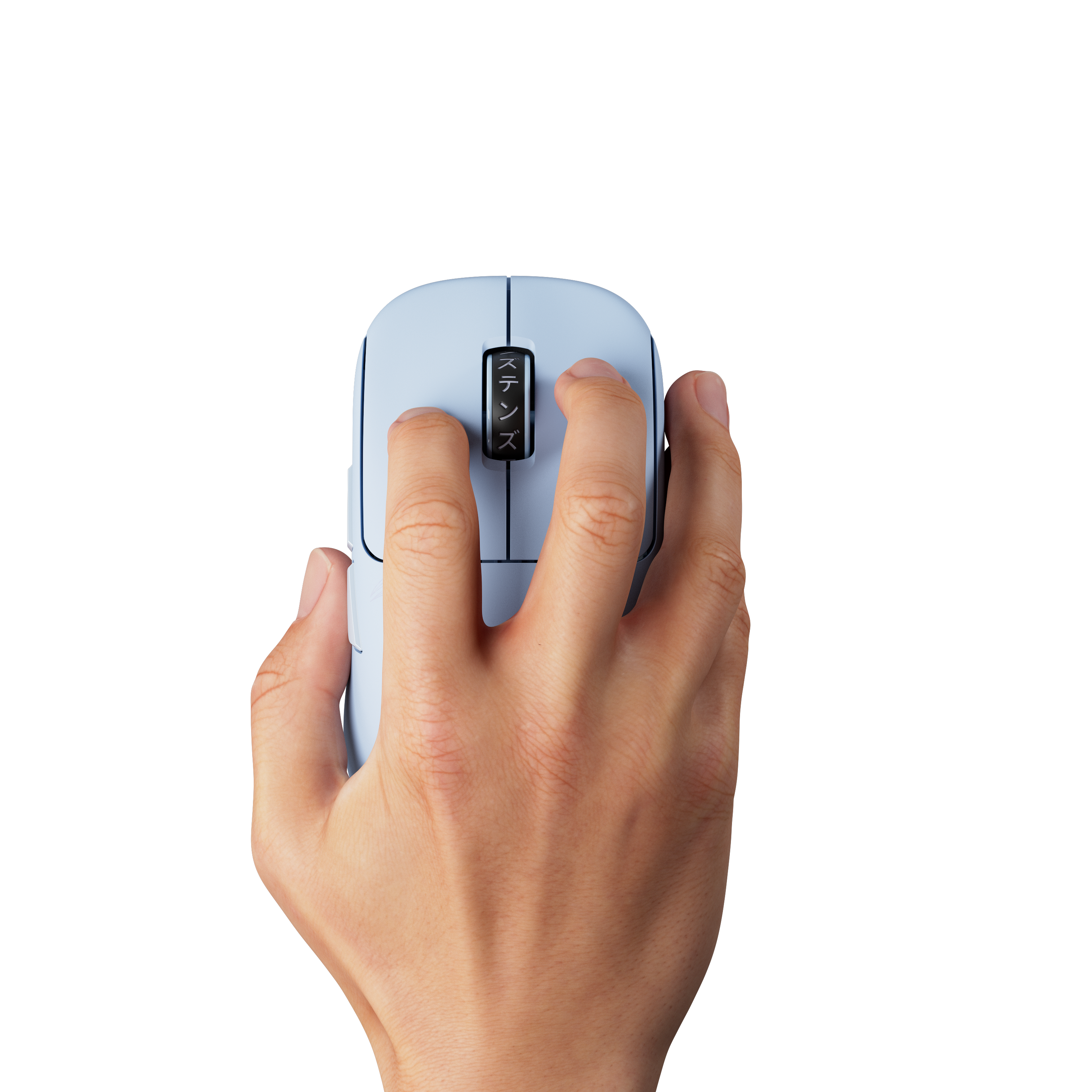 Alt View 2. Pulsar - TenZ 2.0 Limited Edition Mini Gaming Mouse - Misty Blue.