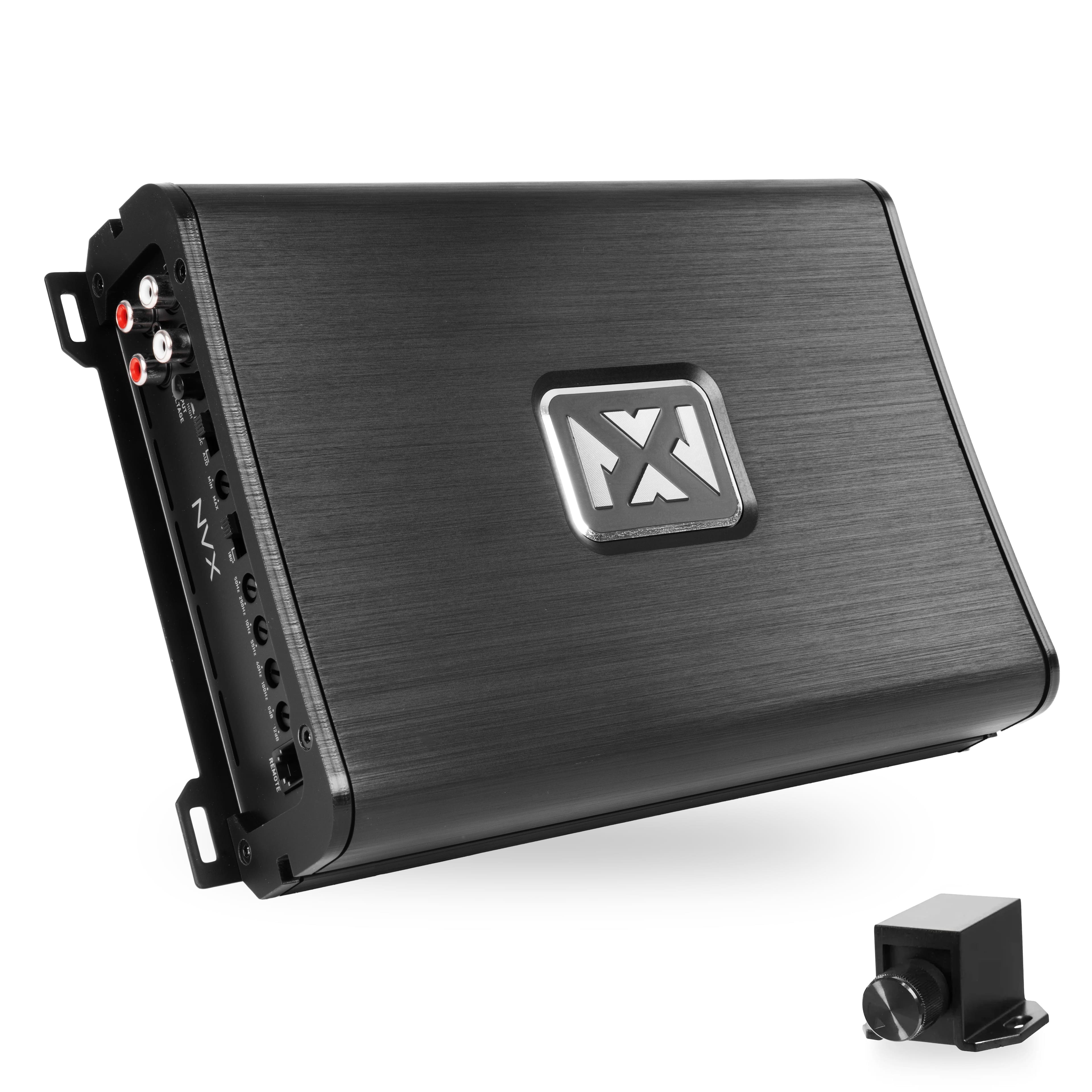 NVX - VAD17001v2 3400W Peak (1700W RMS) Class D Monoblock Car/Marine/Powersports Amplifier with Bass Remote (Marine Certified)