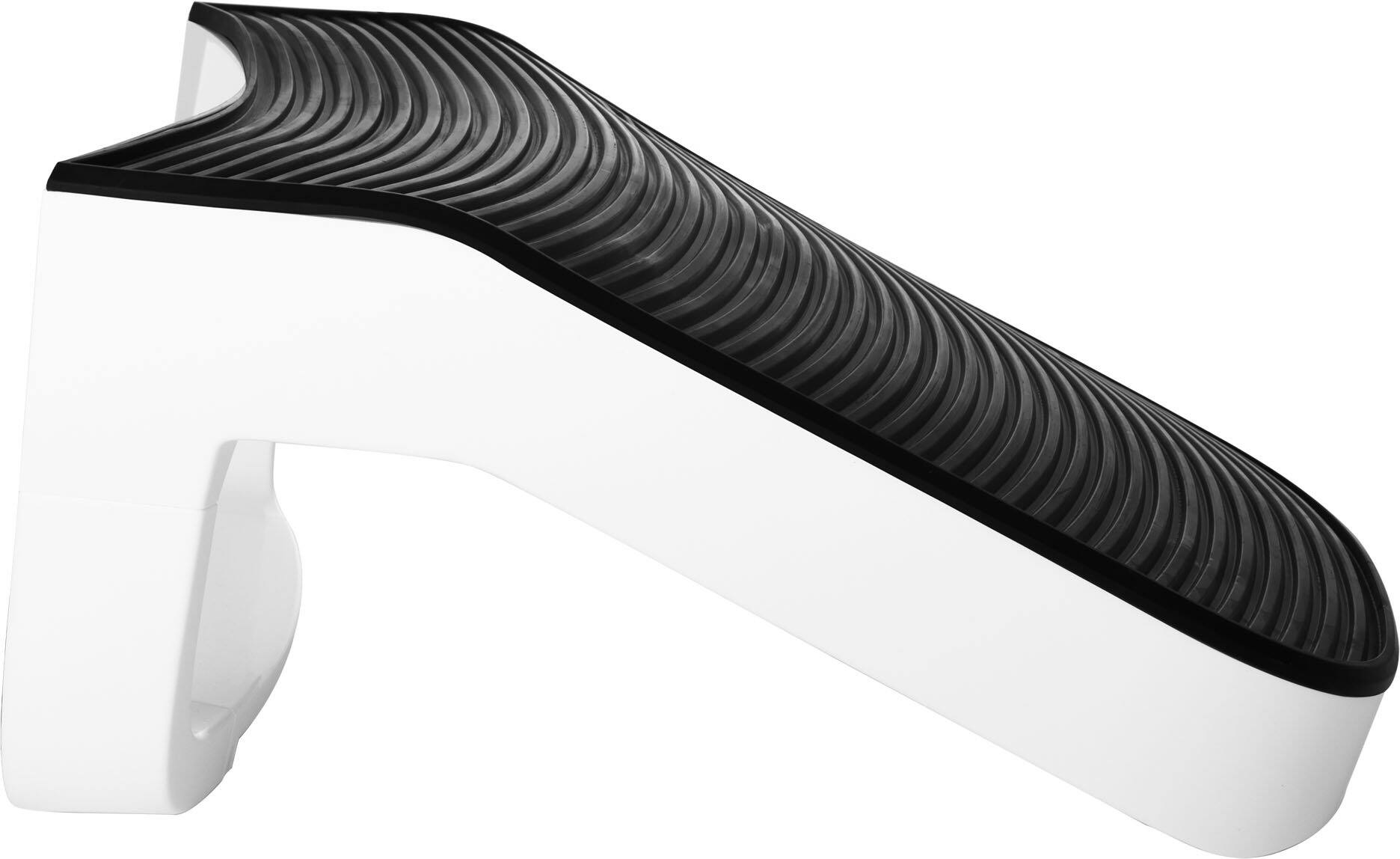 Left. Whisker - Litter-Robot EVO Ramp - White.