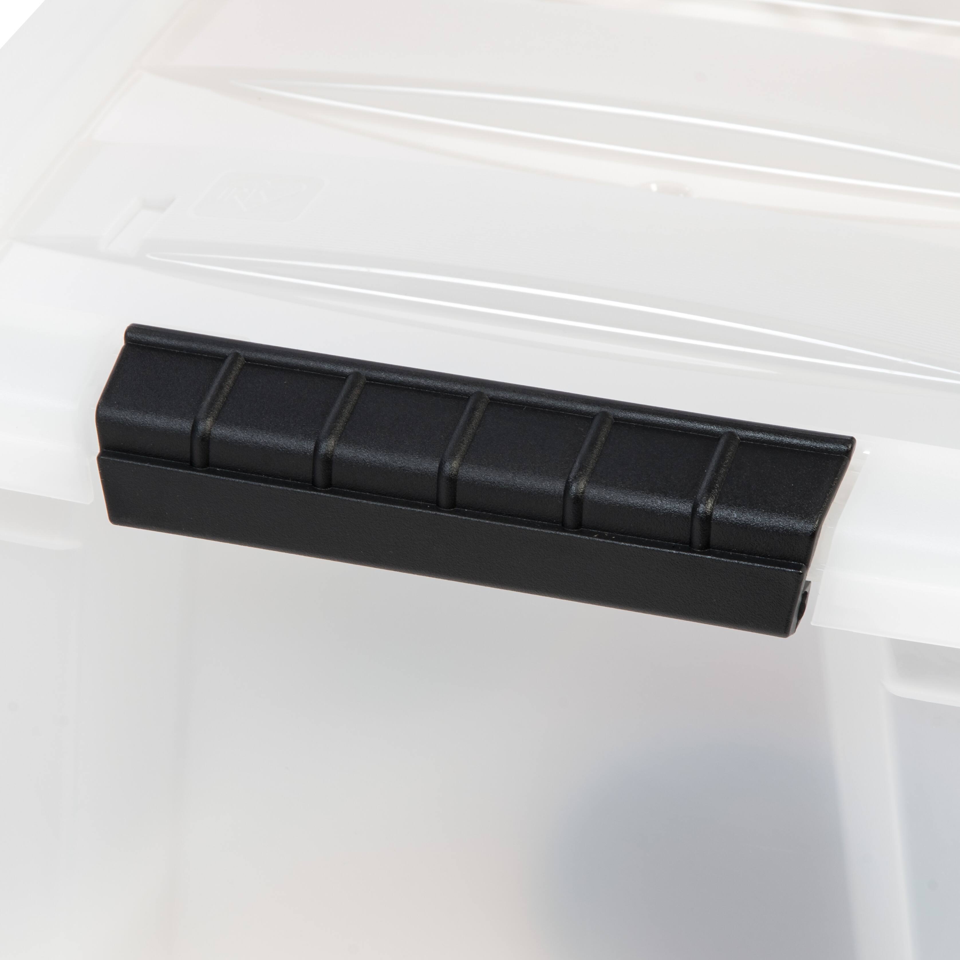 Alt View 4. IRIS USA - IRIS Plastic Storage Bins with Lids and Secure Latching Buckles - 6 Pack.
