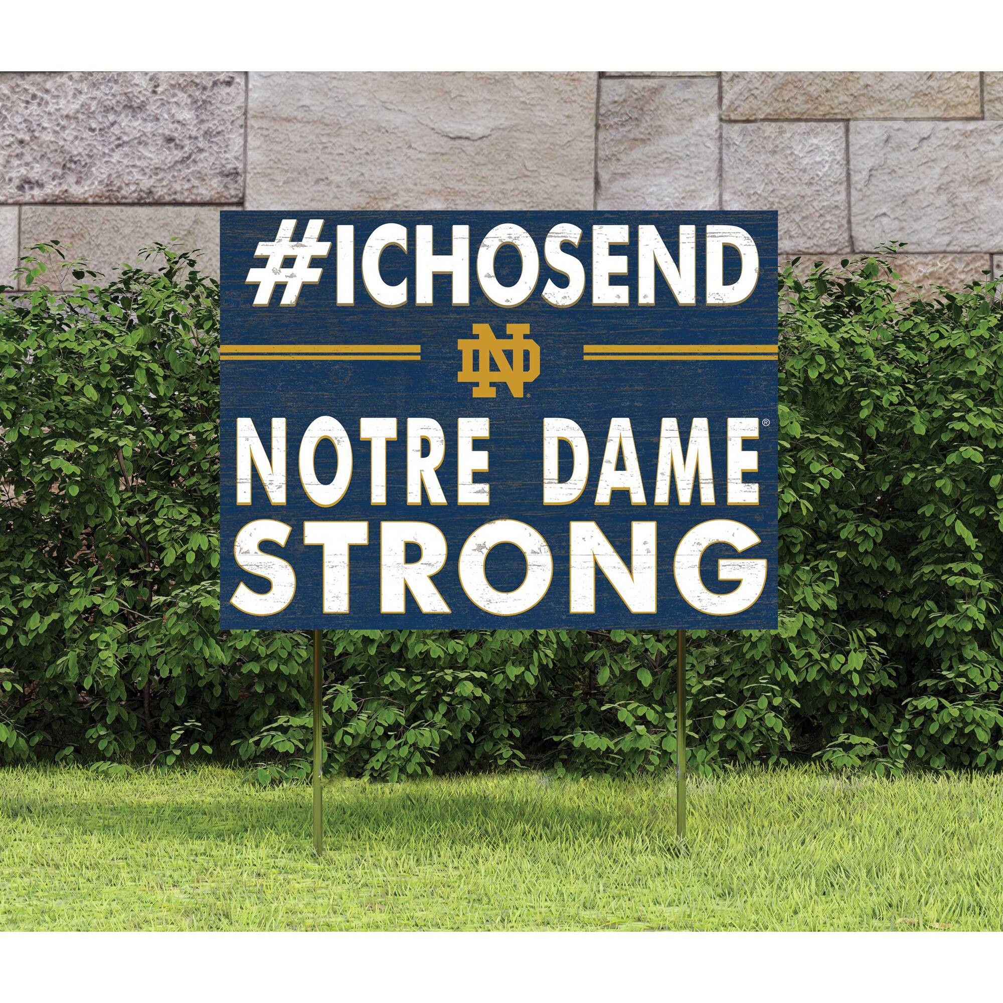 #ICHOOSEND  
NOTRE DAME  
STRONG