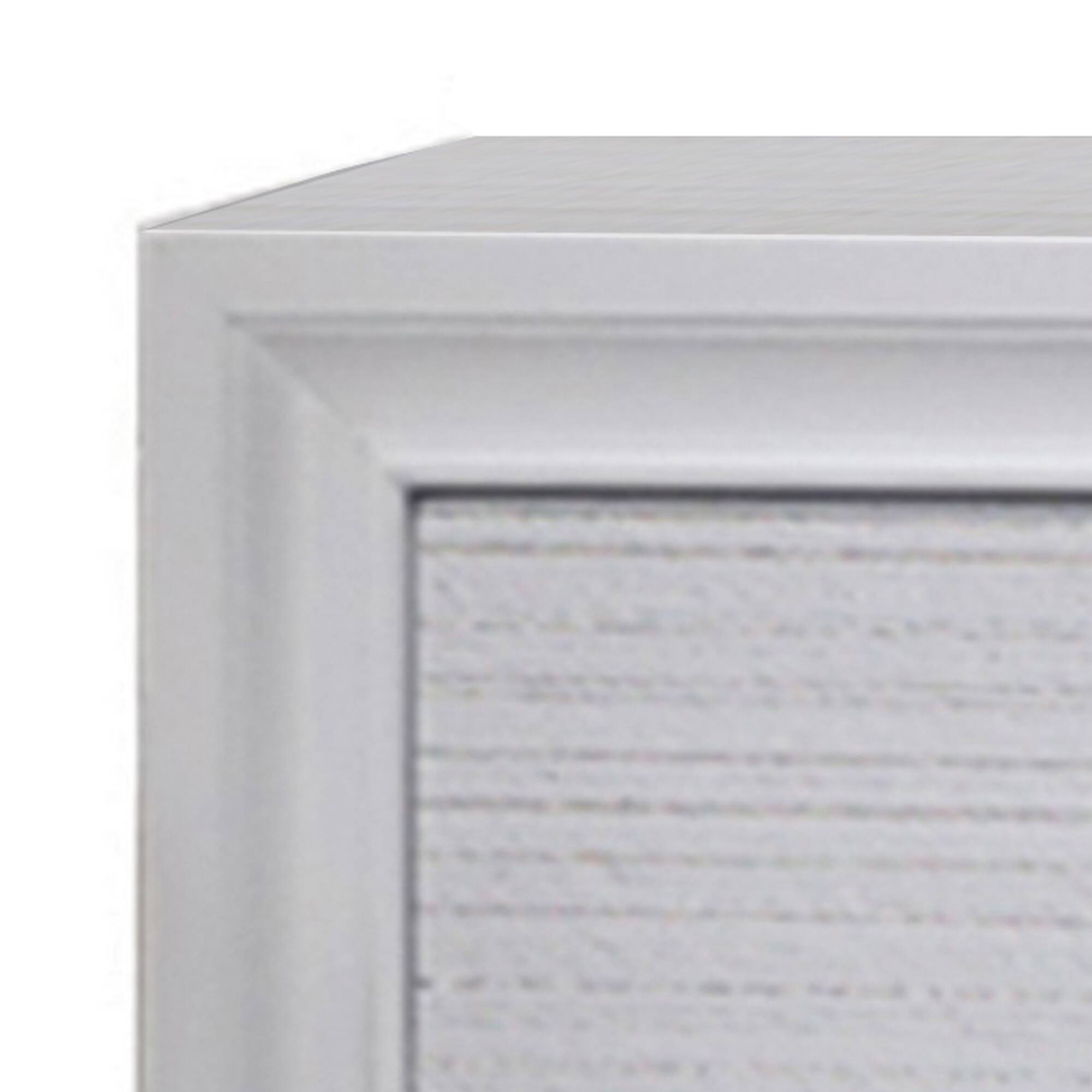 Alt View 2. Manhattan Lane - Stylish 3 Drawers Wood Nightstand - White.