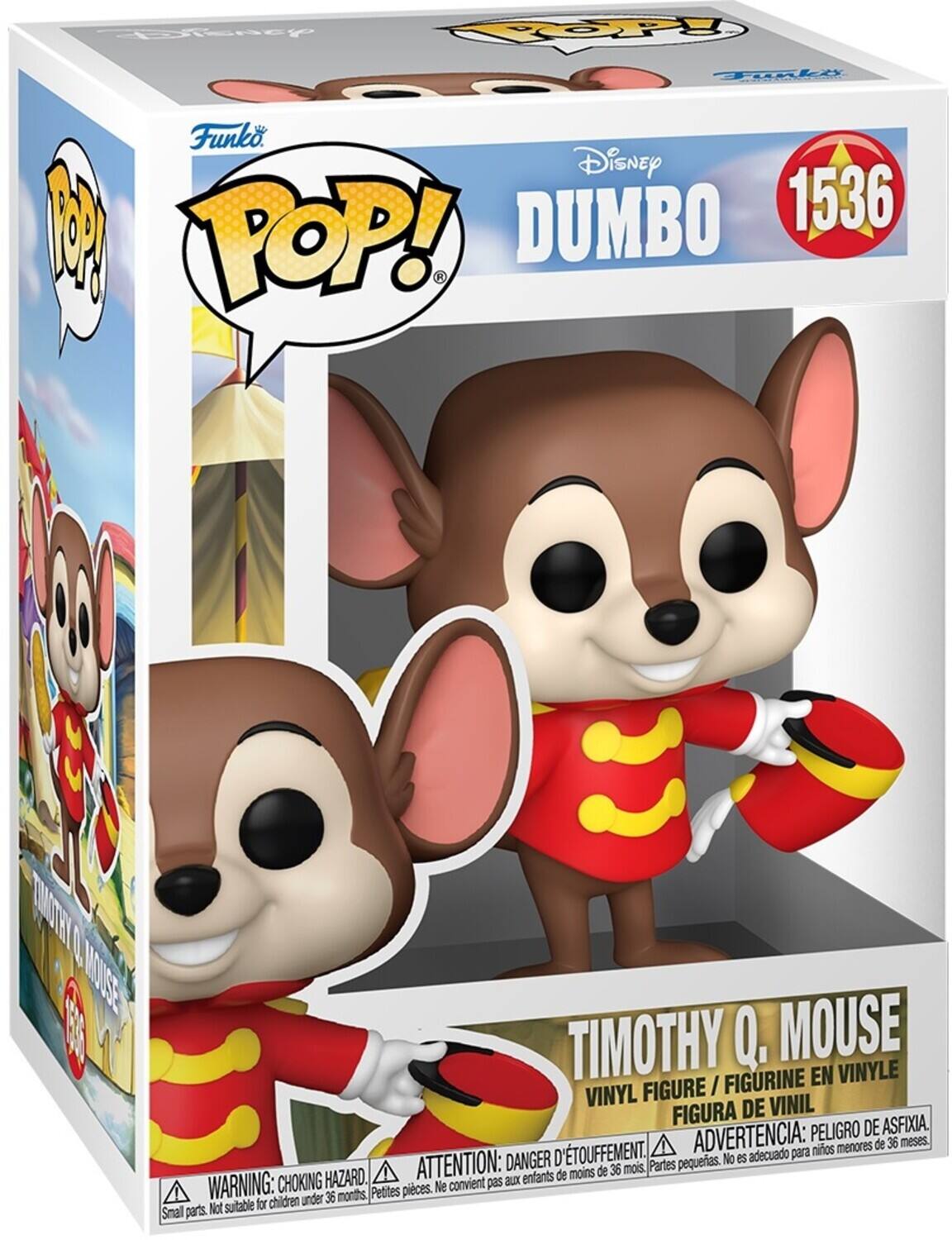 ESTatey POP! Tunke Tod Funko. DisnEy 1 DUMBO 1536 POP! TOT MOUSE A TIMOTHY Q. MOUSE FIGURINE EN VINYLE VINYL FIGURE / FIGURA DE VINIL PELIGRO DE ASFIXIA. D'TOUFFEMENT. ADVERTENCIA: para nios menores de 36 meses. DANGER pequeas. No es adecuado HAZARD. ATTENTION: aux enfants de moins de 36 mois Partes WARNING: CHOKING Petites pices. Ne convient pas for children under 36 months, Smal parts. Not suitable