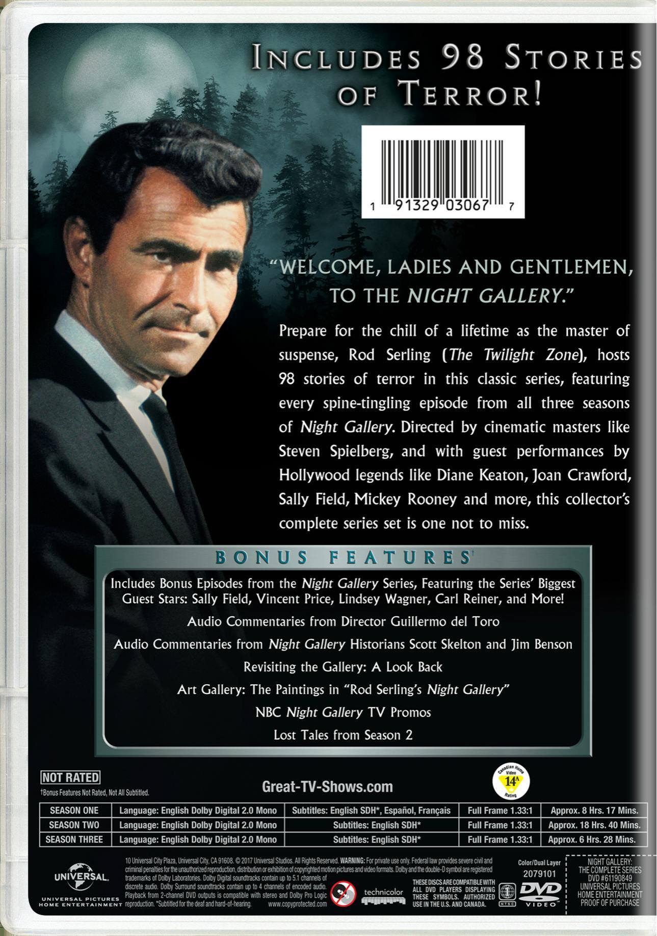 Angle. Night Gallery: The Complete Series [DVD].