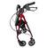 Left. Pursonic - Purstability Rollator Walker - Black.