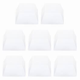 Unique Bargains - Rubber Speaker Isolation Feet, 0.79"x0.39" Anti-Vibration Pad with Adhesive for Turntable Subwoofer 8pcs - Transparent