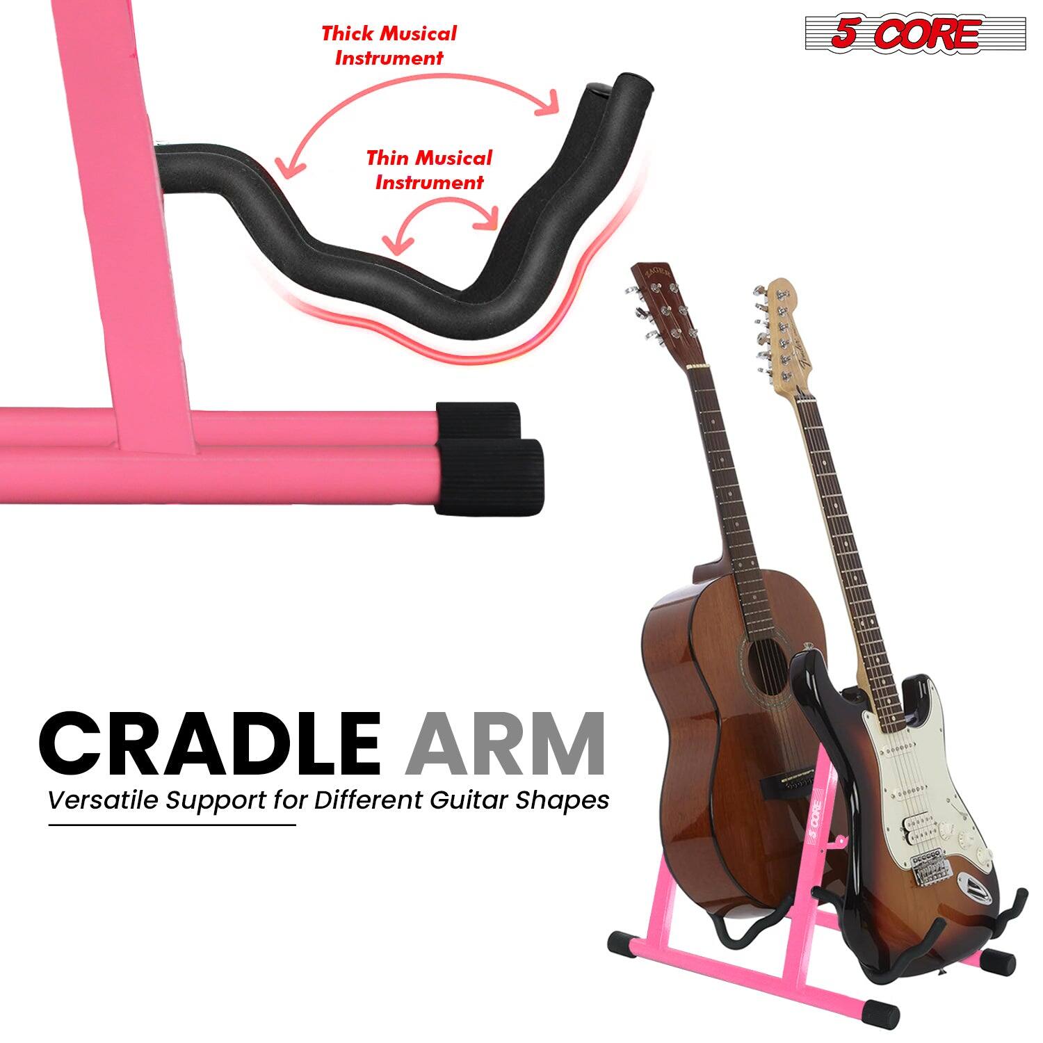 5 CORE

Thick Musical Instrument  
Thin Musical Instrument

CRADLE ARM  
Versatile Support for Different Guitar Shapes