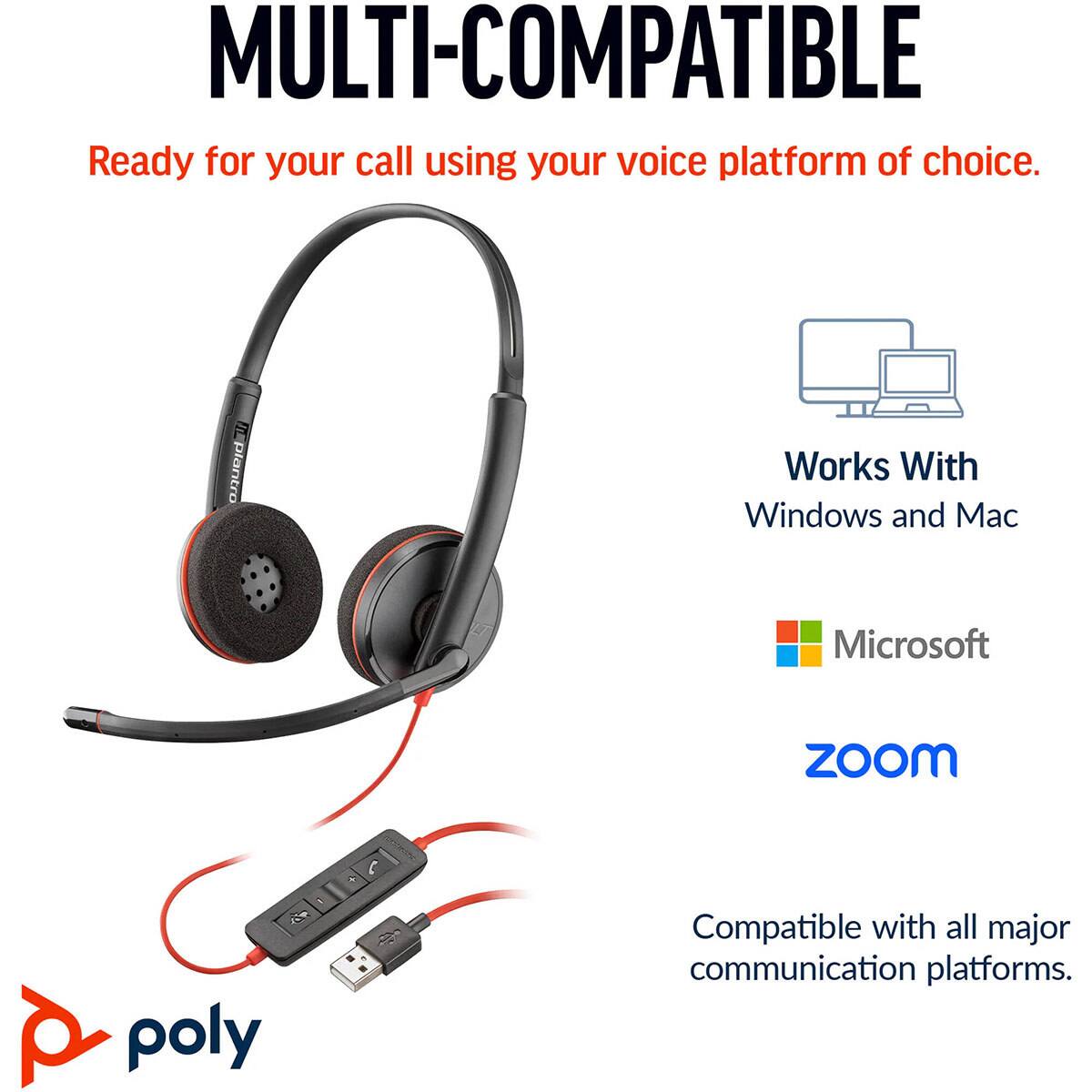 MULTI-COMPATIBLE  
Ready for your call using your voice platform of choice.  
plantro Works With Windows and Mac  
Microsoft Zoom  
Compatible with all major communication platforms.