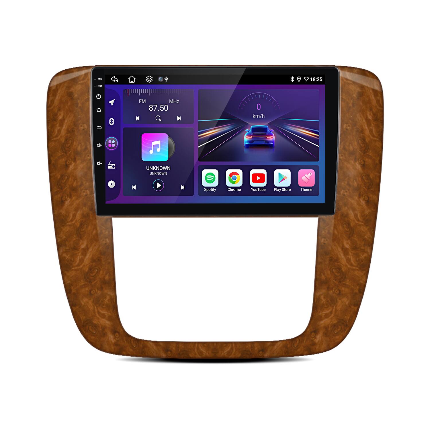 Junsun - For GMC Yukon 3 GMT 900 2006-2014 carplay 6+128GB Android15 8Core 9" Car Stereo Radio GPS Navi WIFI RDS DSP SWC FM BT - Crimson