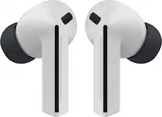 Front. Samsung - Galaxy Buds3 FE Wireless Earbud Headphones - Gray.