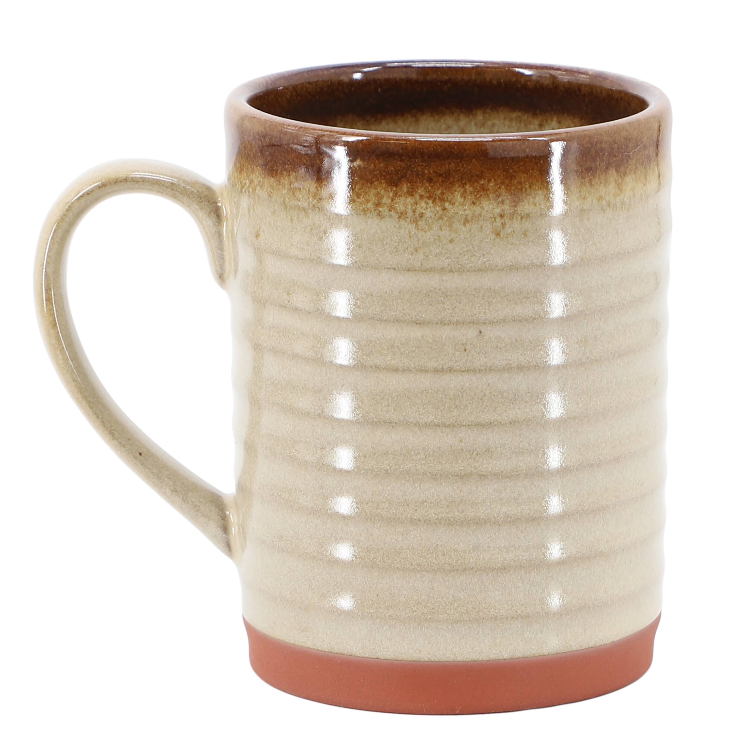 Alt View 1. Gibson - Gibson Home Terra Bella 4 Piece 18.5 Ounce Terracotta Mug Set in Smoke - Smoke.