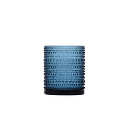 Fortessa - D&V By Jupiter Double Old Fashion Glass, 10 ounce, Set of 6 - Cornflower