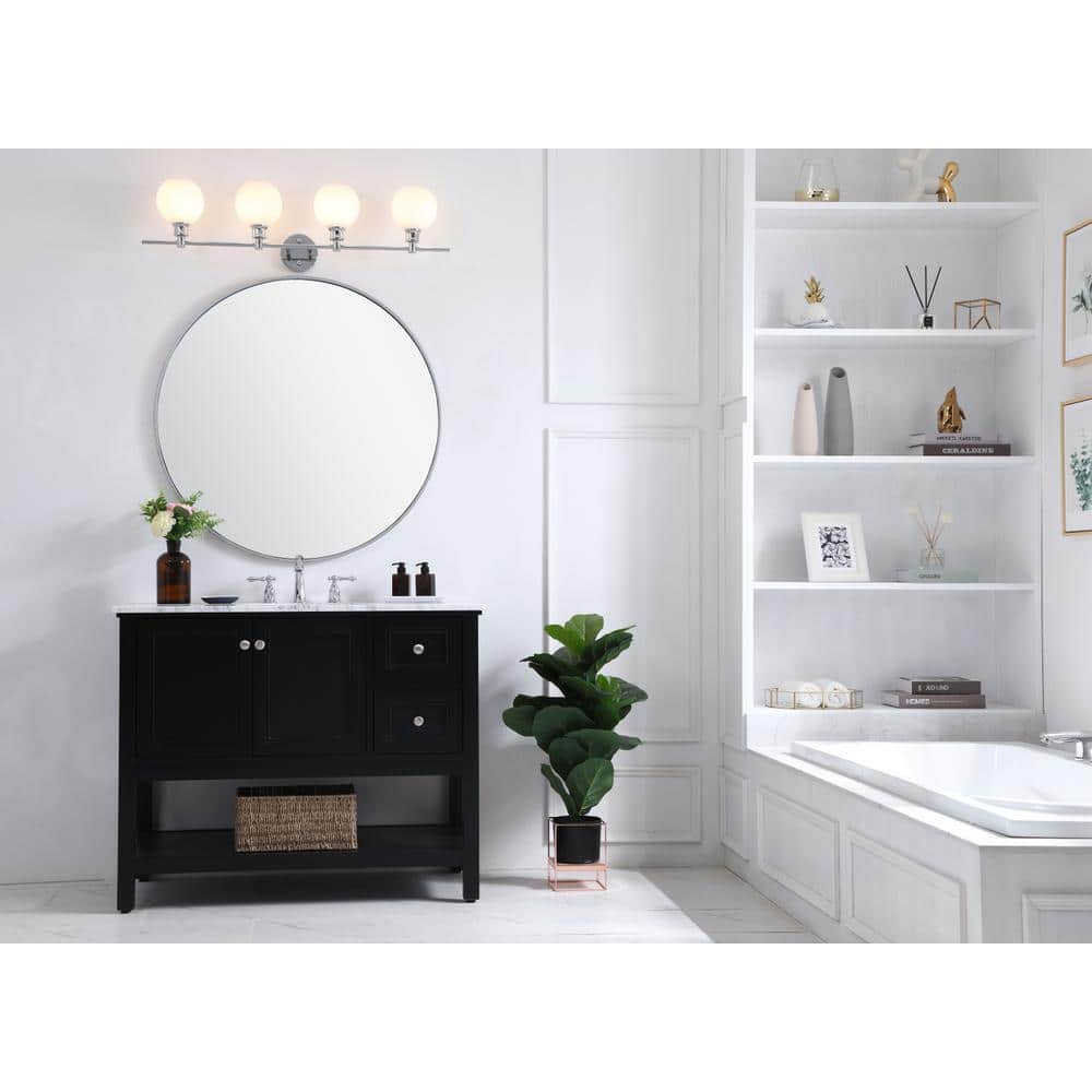 Living District - Collier 4 light Wall sconce - Chrome And Frosted White Glass price history on PriceWatchPro