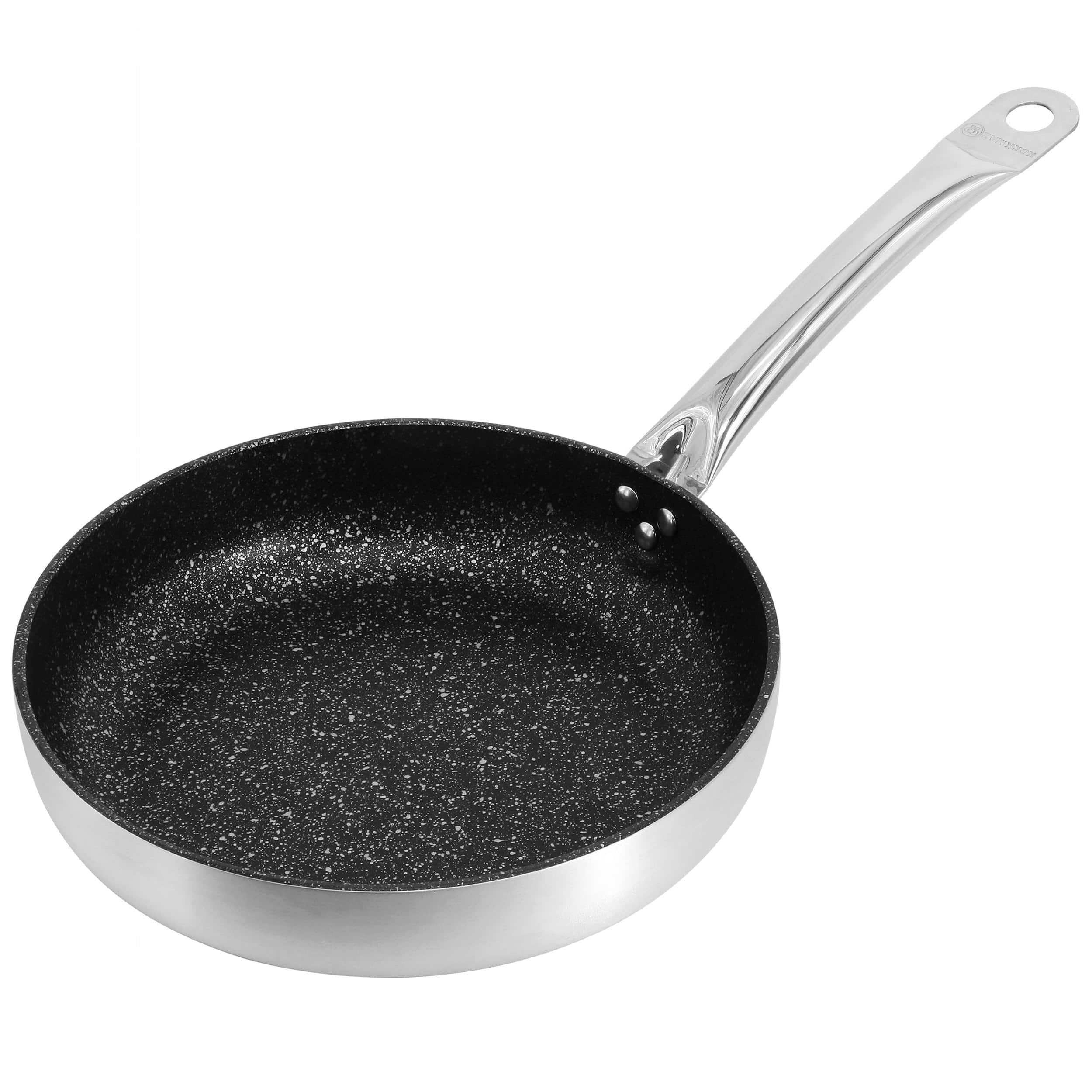 Korkmaz - Gastro 9.5 Inch Proline Professional Series Tava and Frypan in Brushed - Silver