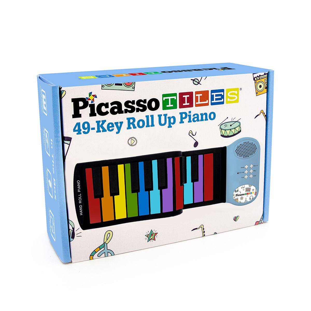 Picasso Tiles  
49-Key Roll Up Piano  
Hand Roll Piano