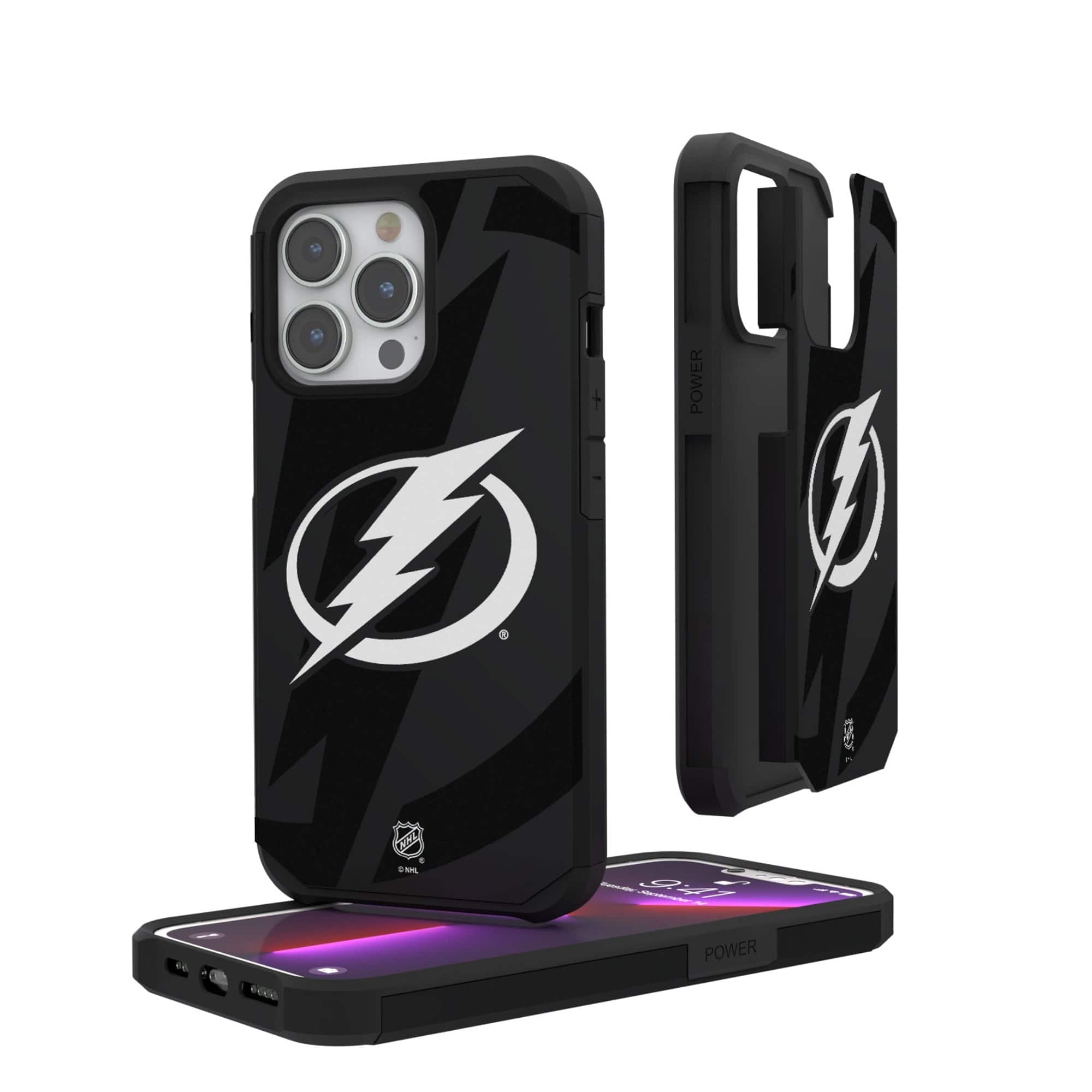 Photos - Case MONO Keyscaper - NHL - Tampa Bay Lightning iPhone  Tilt Rugged  - 16 Pro Max - Multicolor 4015897 