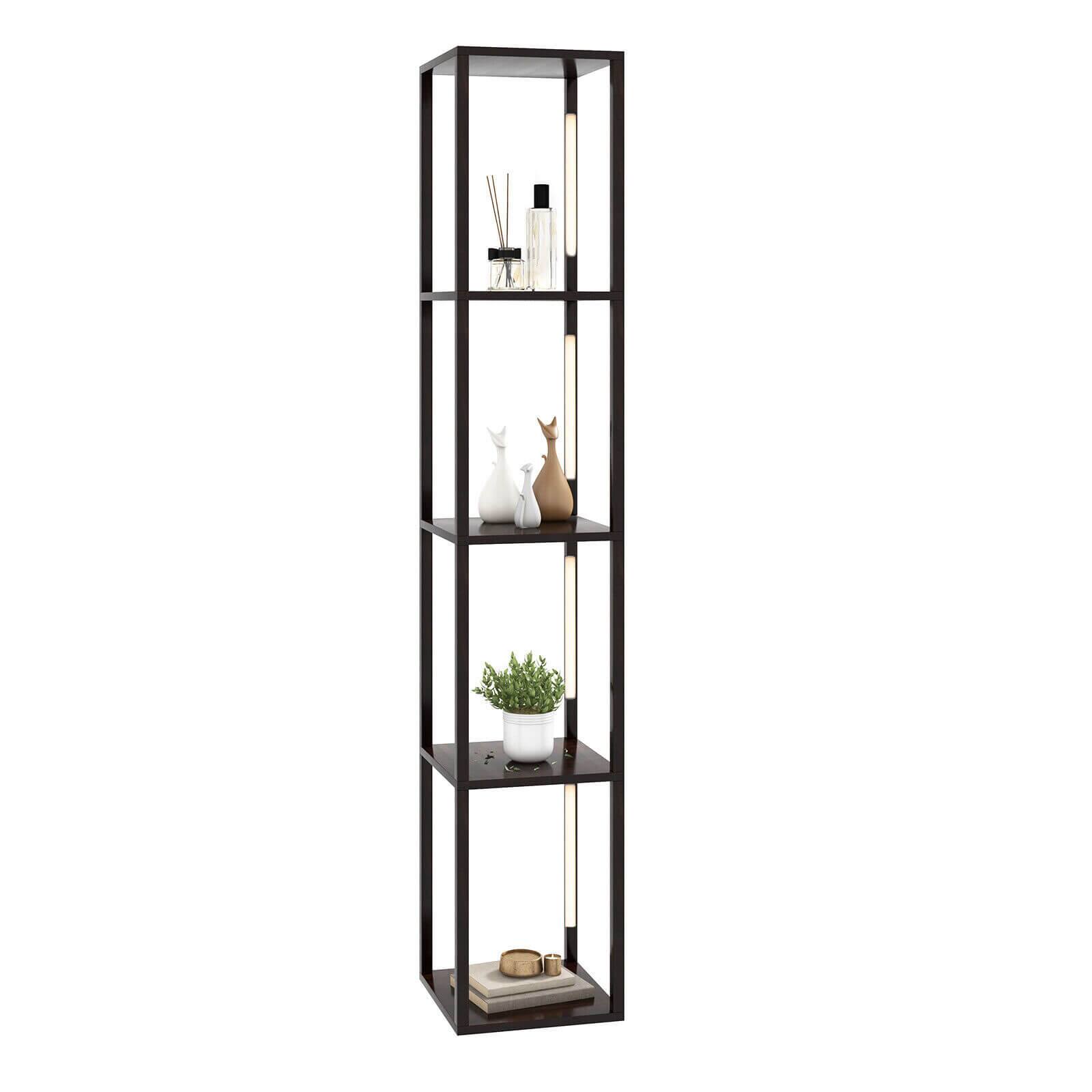 Front. Ecooso - 64 Inch LED Floor Lamp with 3-Level Dimming, Adjustable Rotating Light Poles for Reading.