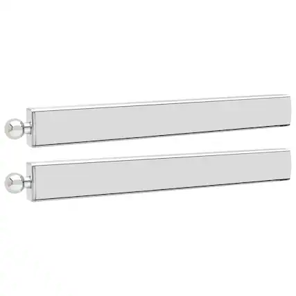 Front. Rev-A-Shelf - Rev-A-Shelf 14" Telescoping Closet Hanging Valet Rod, CVLSL-14-CR-1 (2 Pack) - Chrome.